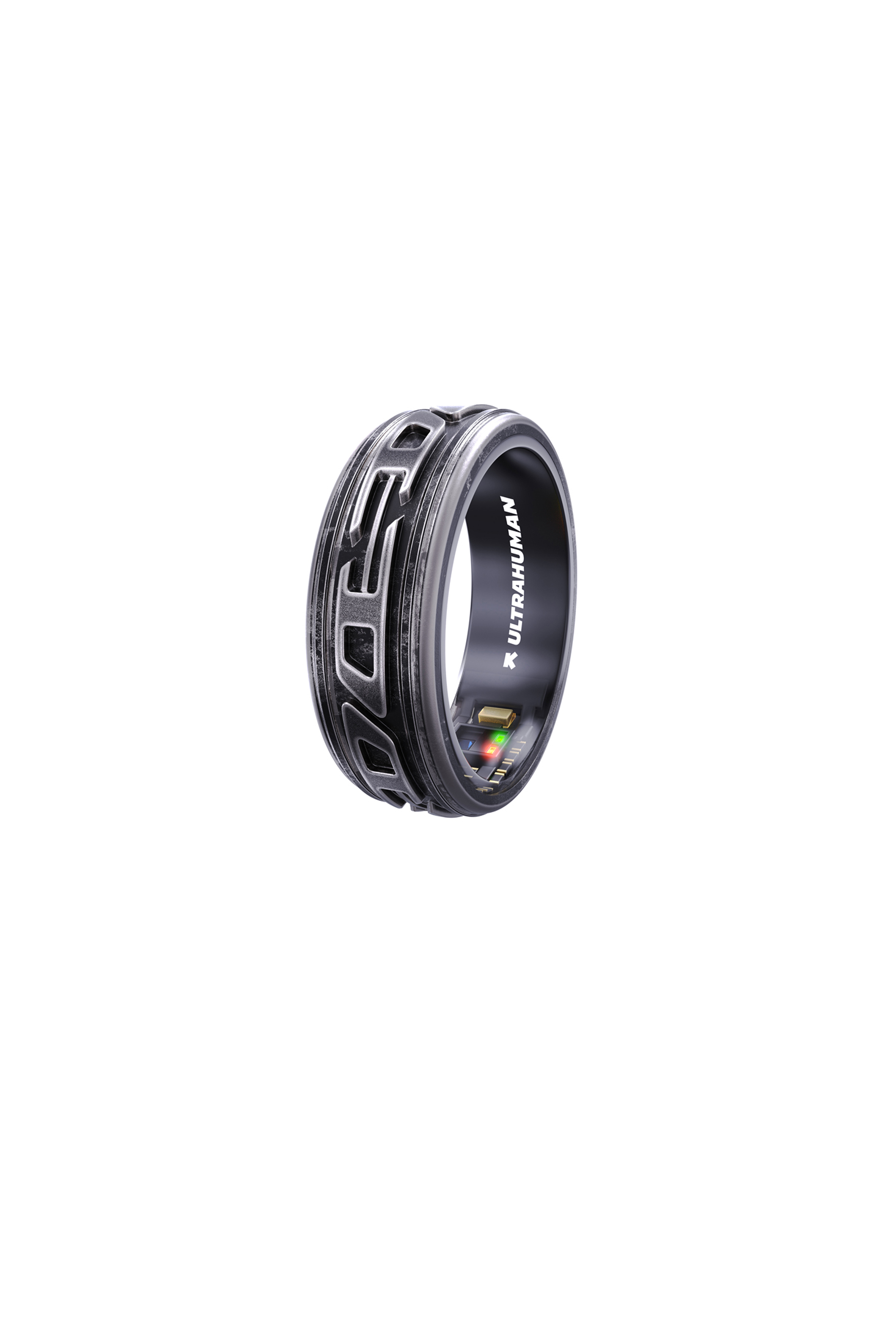 Diesel - SMART RING PHANTOM BLACK- UHRA-DD, Unisex Smart-Ringe in abgenutztem Schwarz in Schwarz - 2