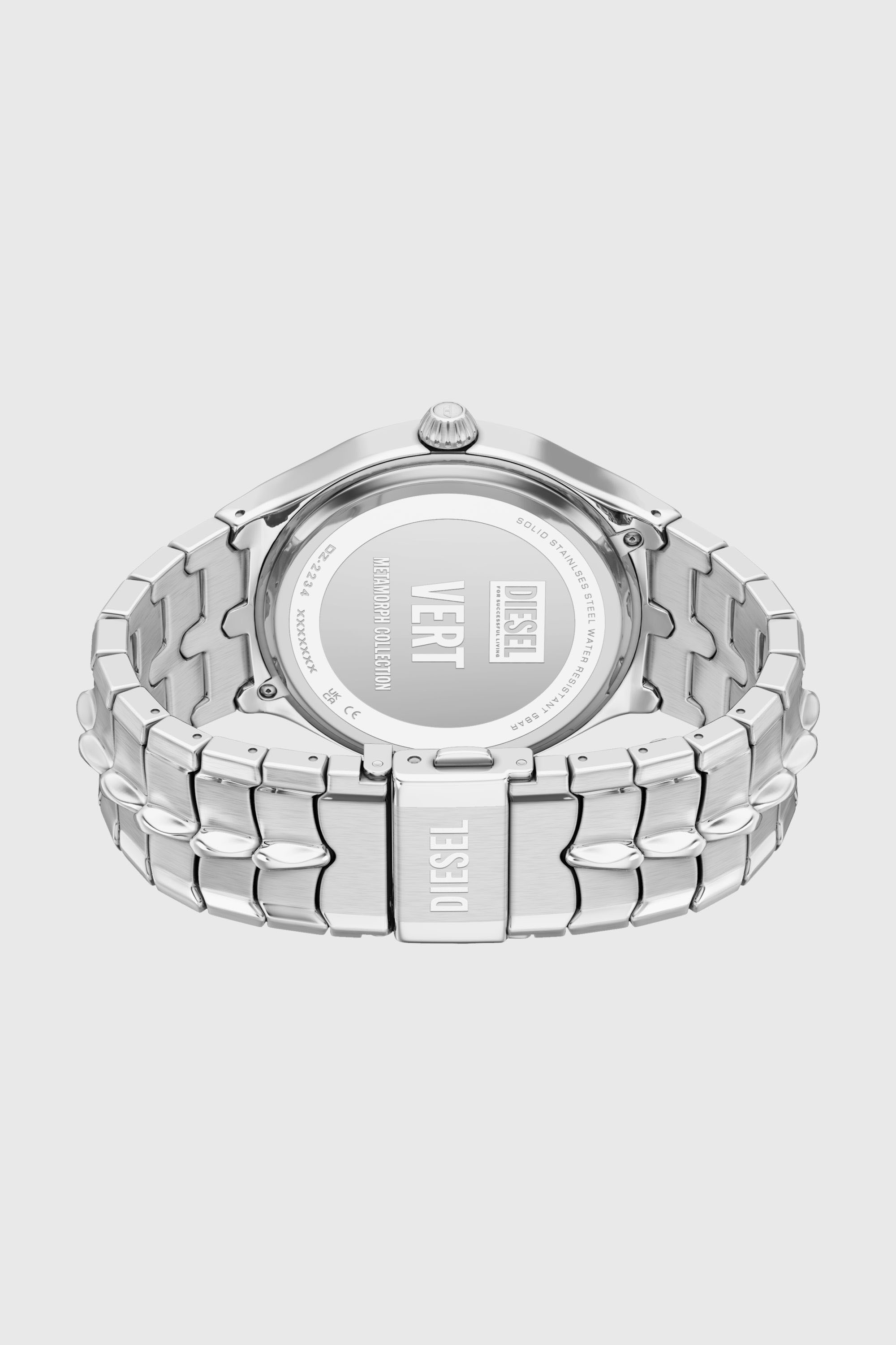 Diesel - DZ2234 WATCH, Herren Vert Drei Edelstahlarmbanduhr in Silber - 6