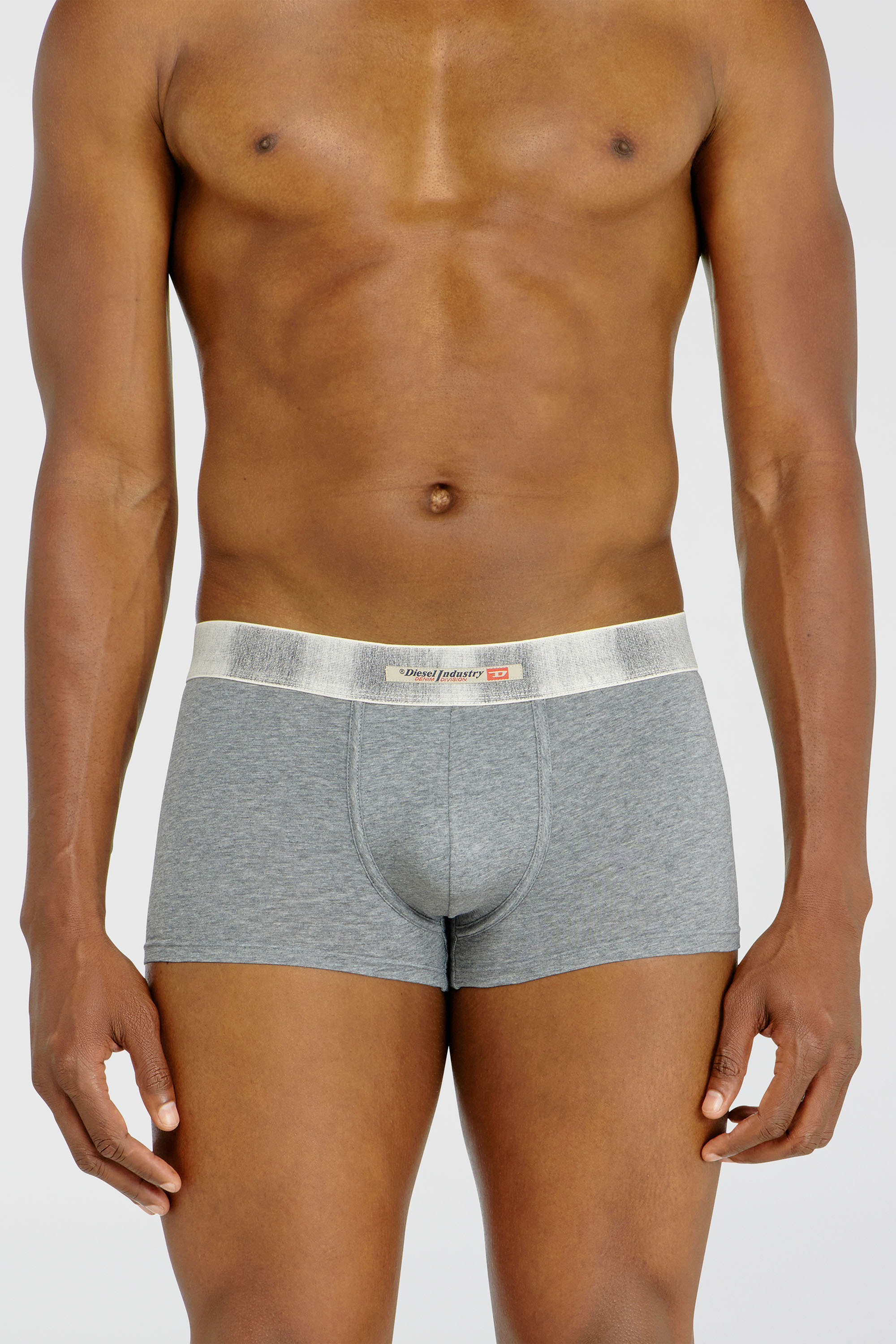 Diesel - DAMIEN-DNM-3PACK, Herren Boxershorts aus Stretch-Baumwolle mit Satinbund im Dreierpack in Bunt/Grau - 2