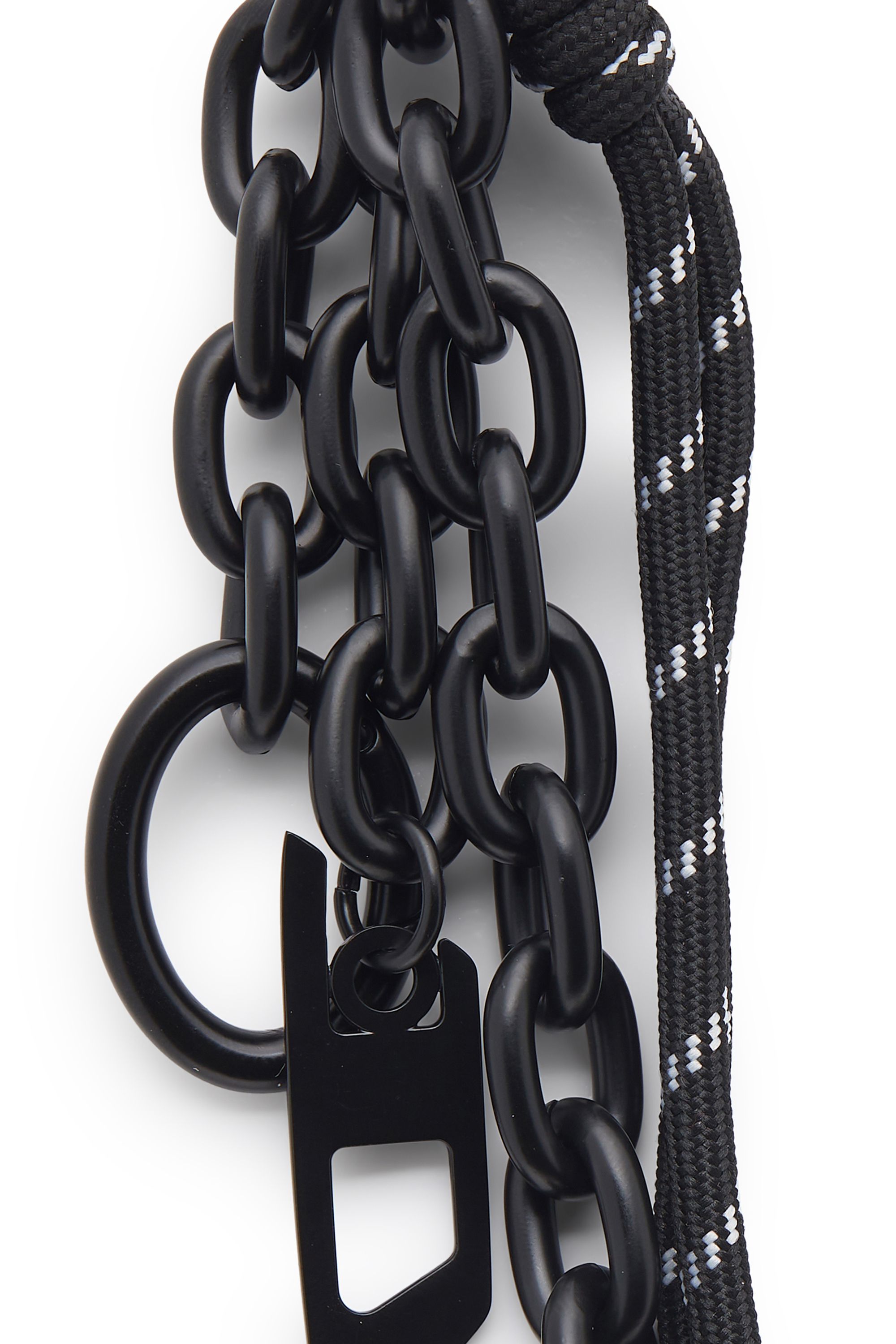 Diesel - CHAIN-D L, Unisex Charme an Kette und Seil in Schwarz - 2