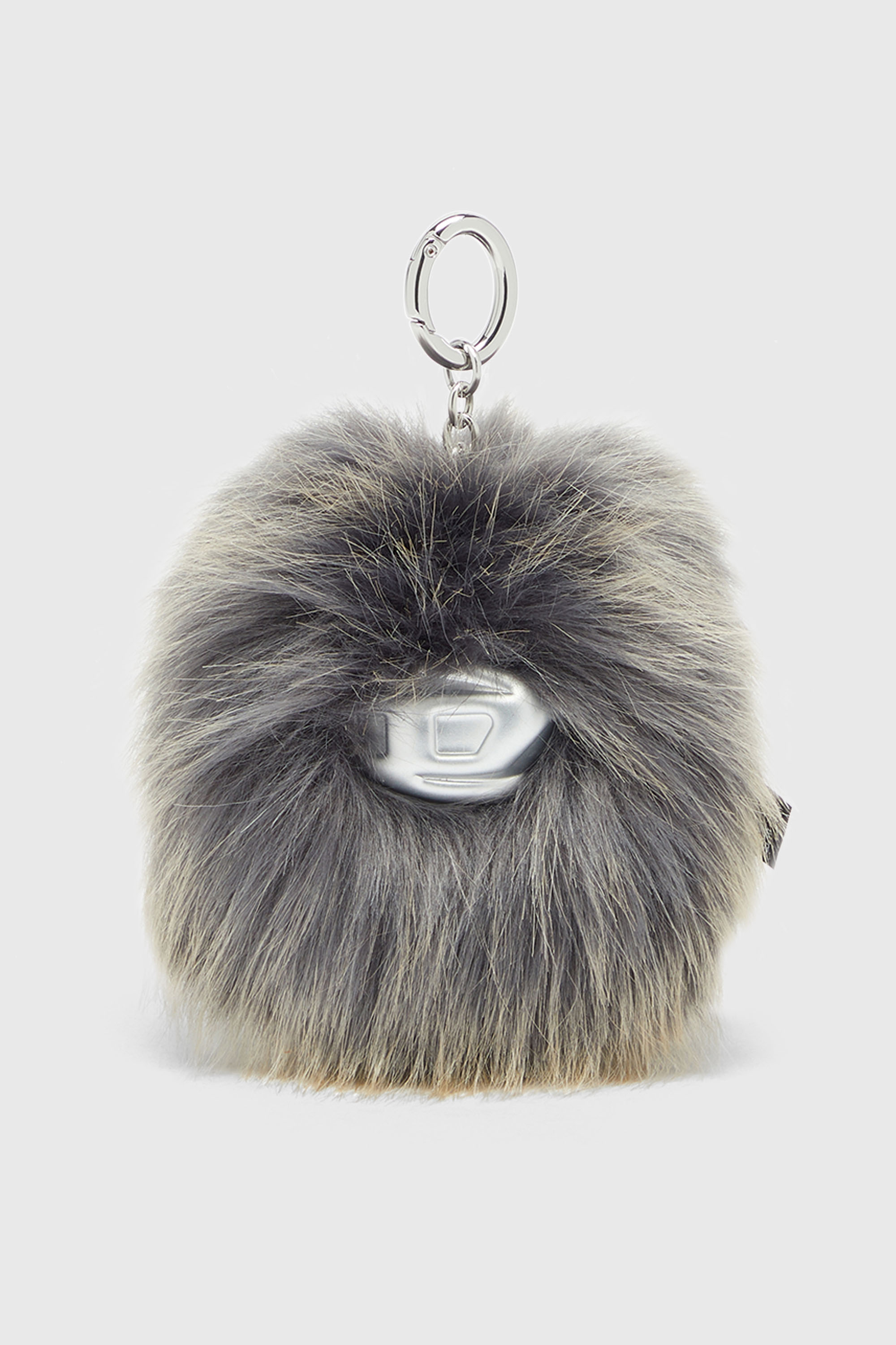 Diesel - MONSTER, Unisex's Furry charm with pendant in Grey - 1
