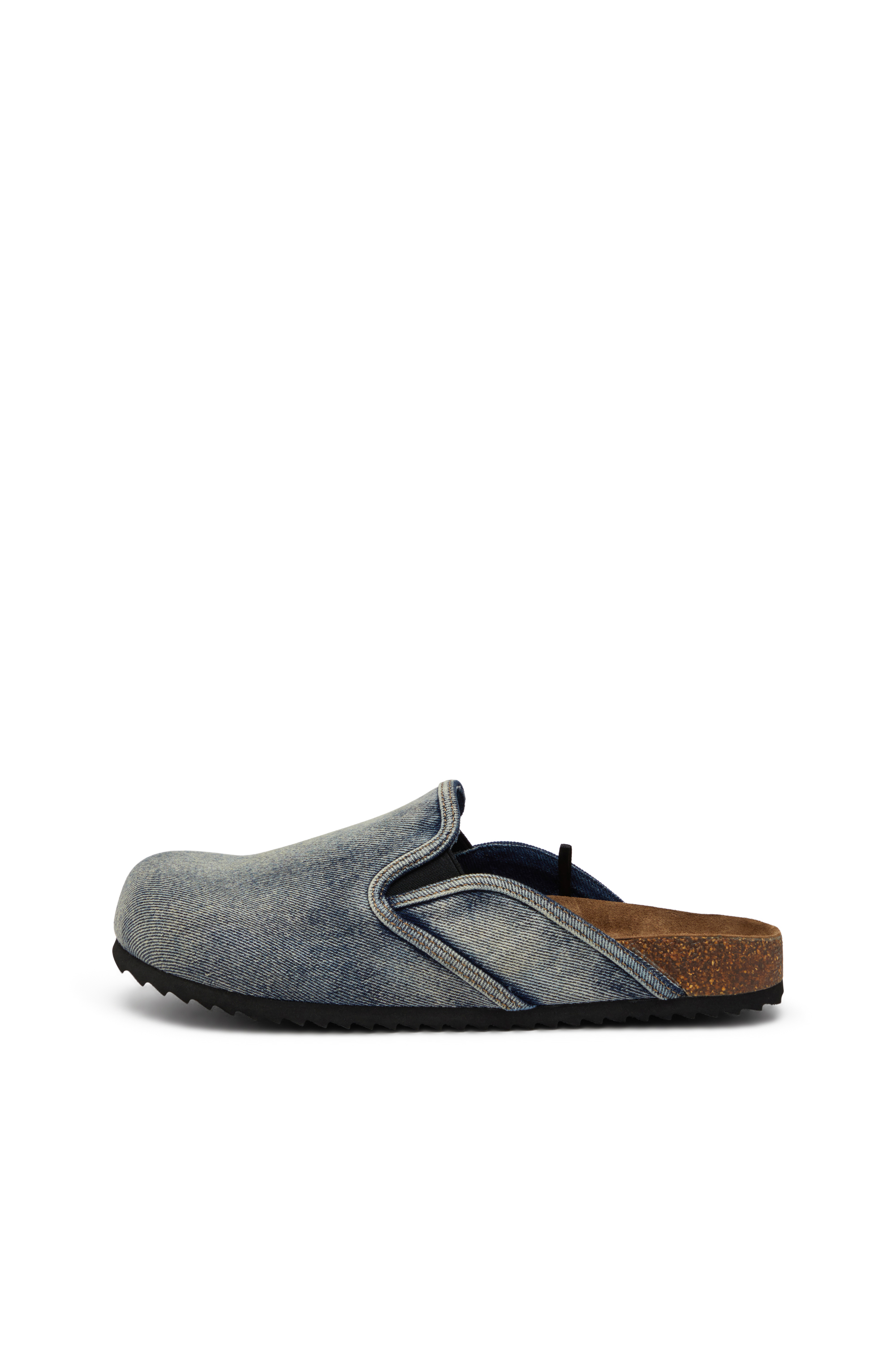 Diesel - D-WOODSTOCK SLIP-ON, Man's D-Woodstock-Denim mules in Dark Blue - 7