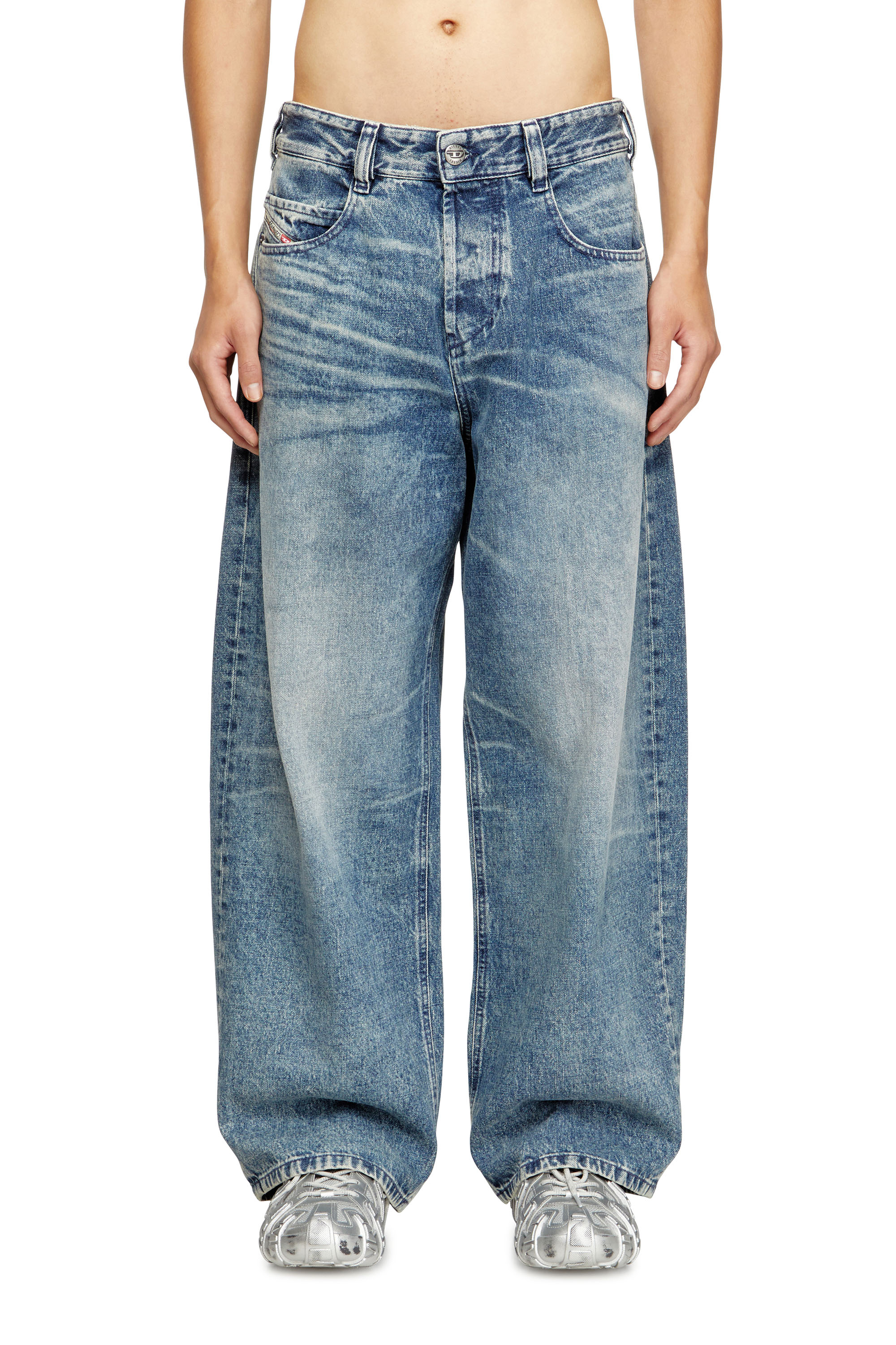 Diesel - Unisex Relaxed Jeans 1997 D-Enim 007DA, Hellblau - 1