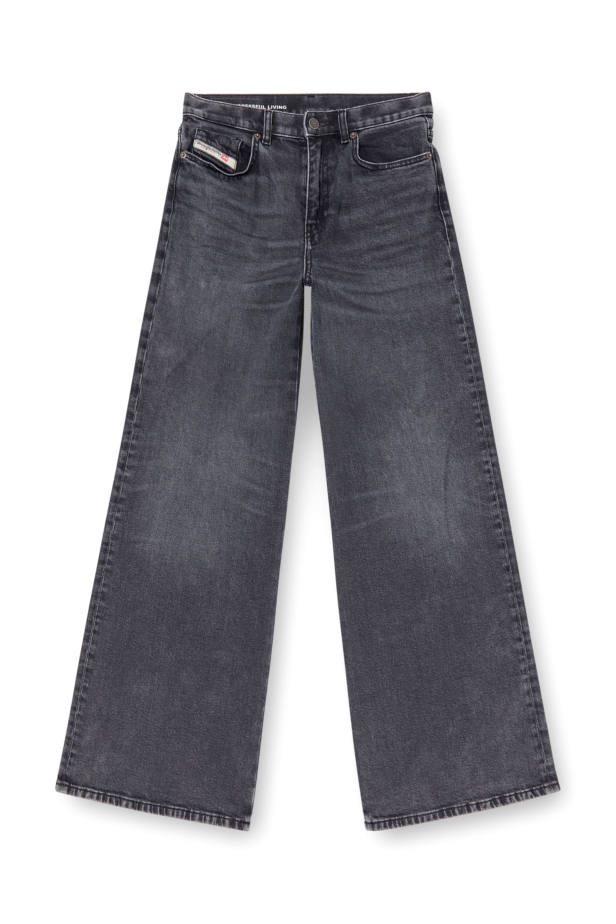 Diesel - Damen Flare Jeans 1978 D-Akemi 0CLBG, Schwarz/Dunkelgrau - 5