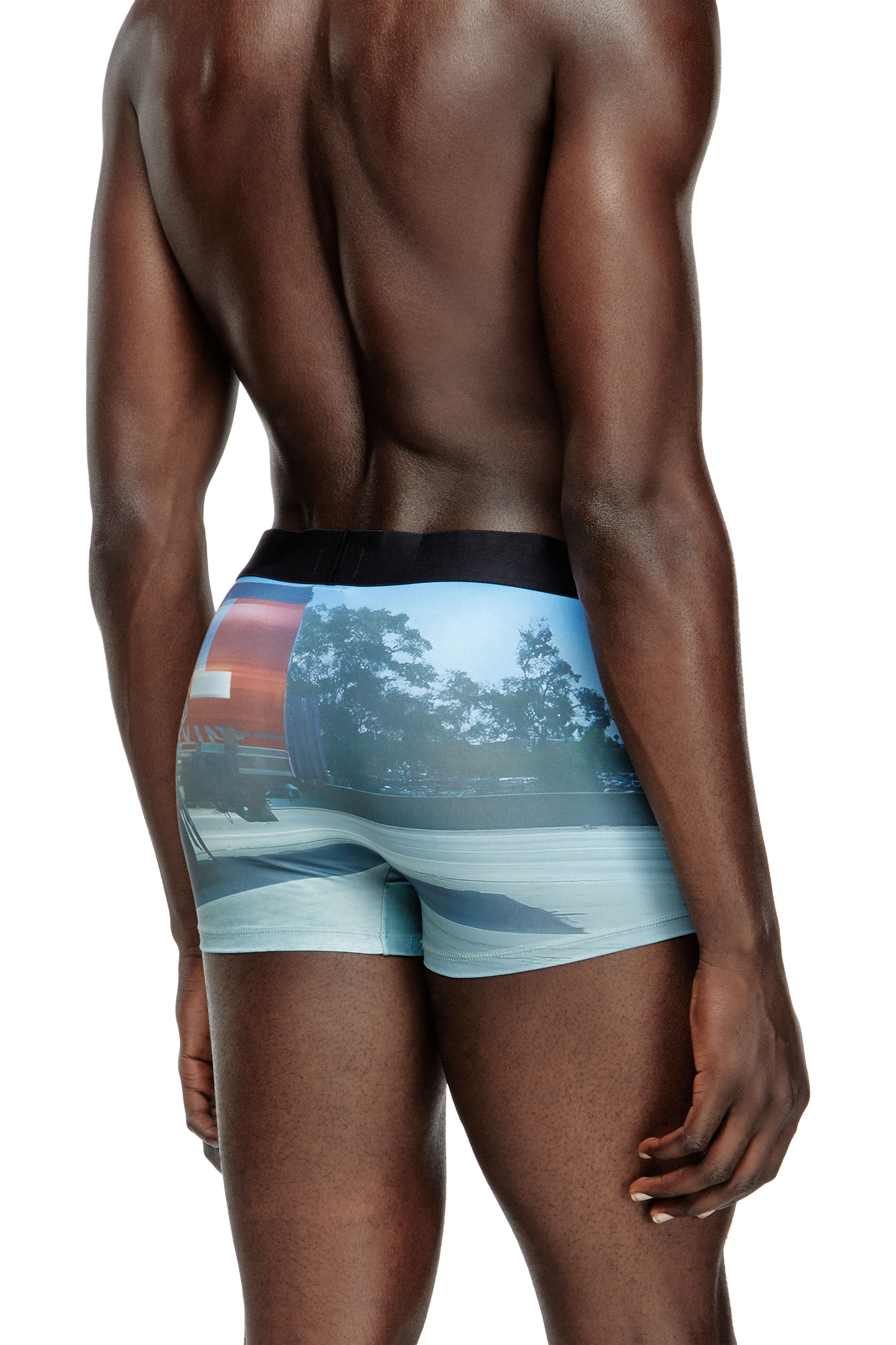 Diesel - DAMIEN-D-POP-40, Herren Retropants mit Pop-Print in Hellblau - 3