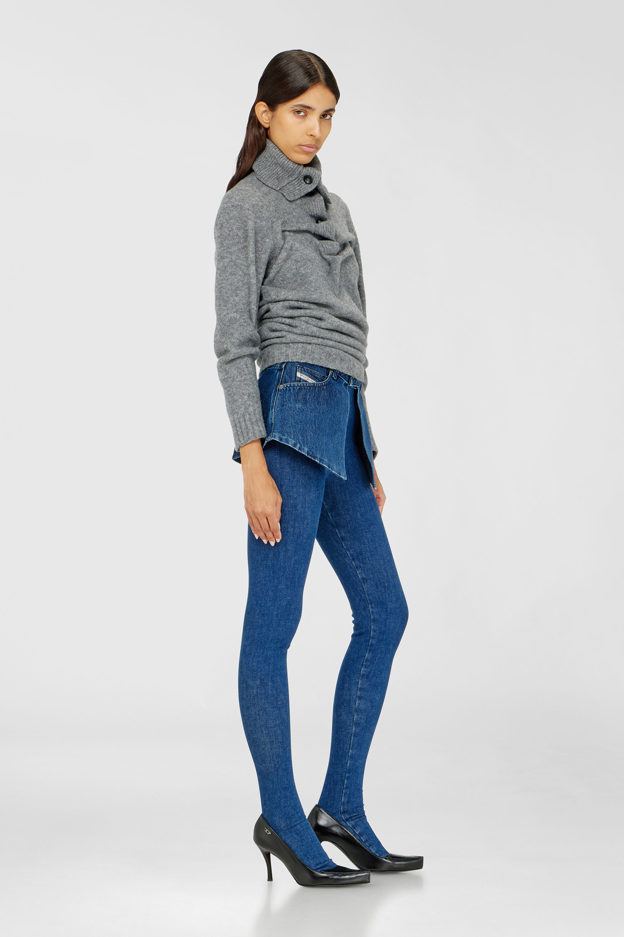 Diesel - Damen Skinny Jeans D-Spika 09R31, Dunkelblau - 2
