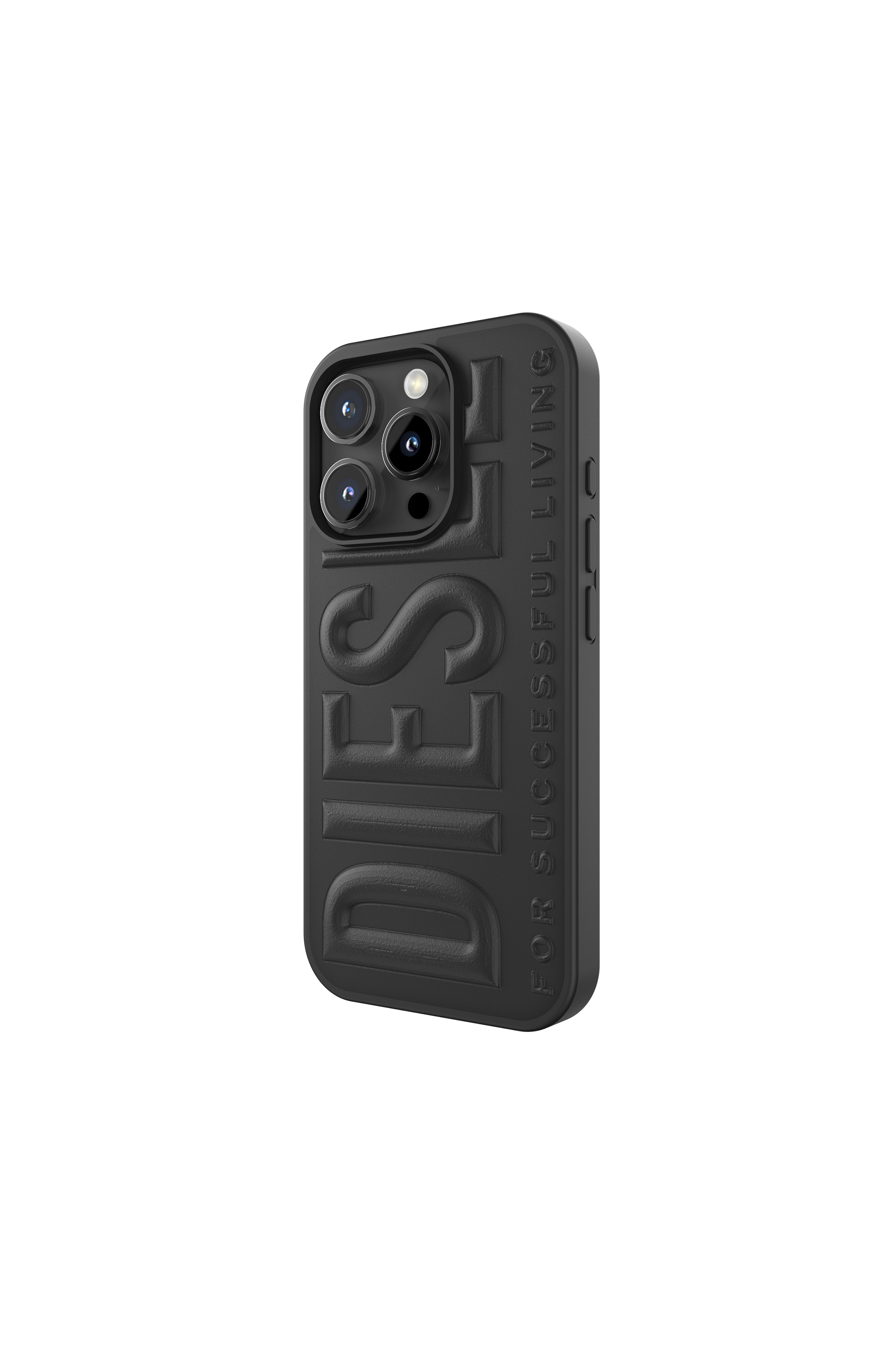 Diesel - 60210  MOULDED CASE, Unisex 3D Biscotto Case for iP 16 Pro in Schwarz - 2