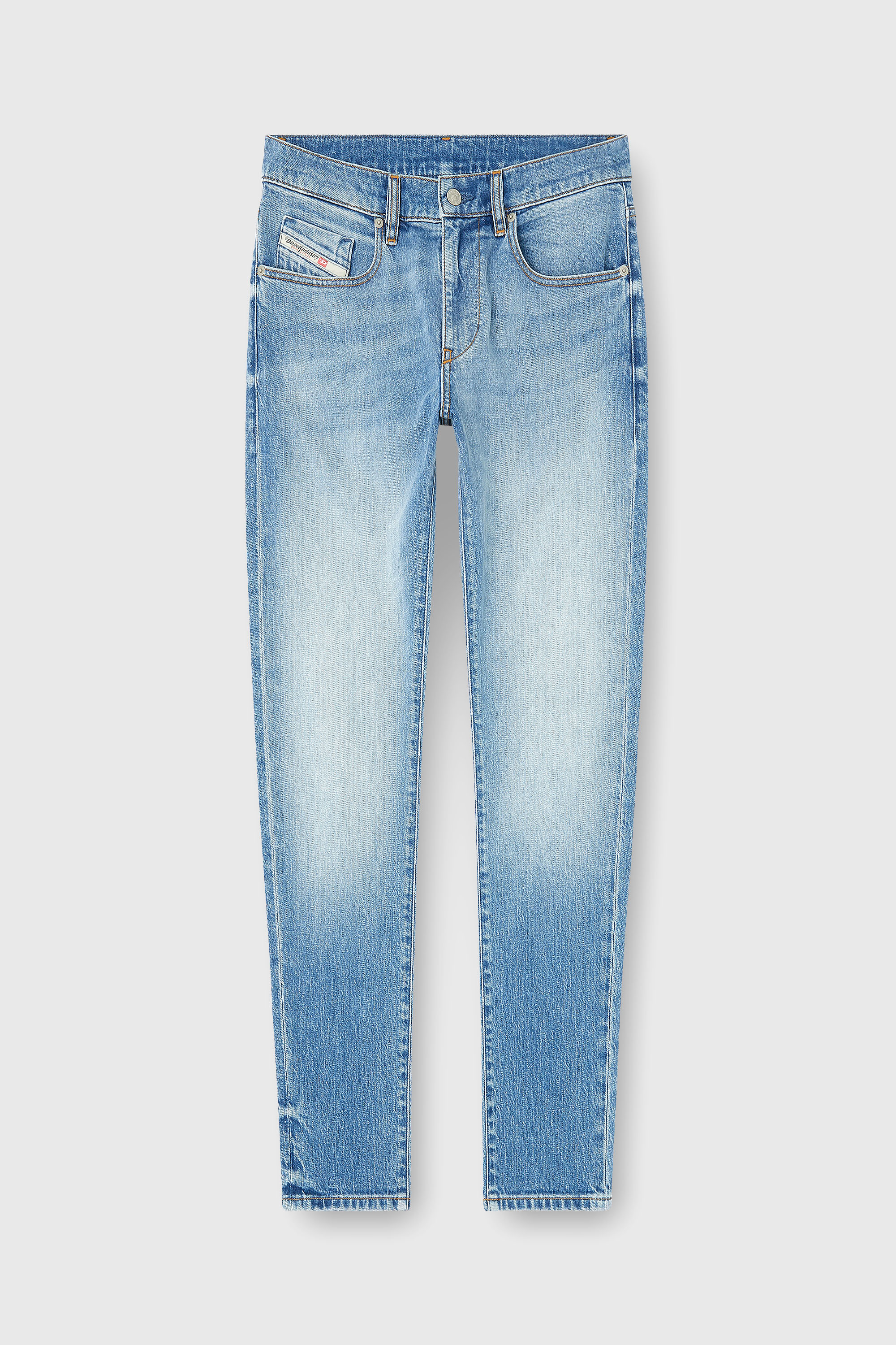Diesel - Man's Slim Jeans 2019 D-Strukt 0ADBK, Light Blue - 2