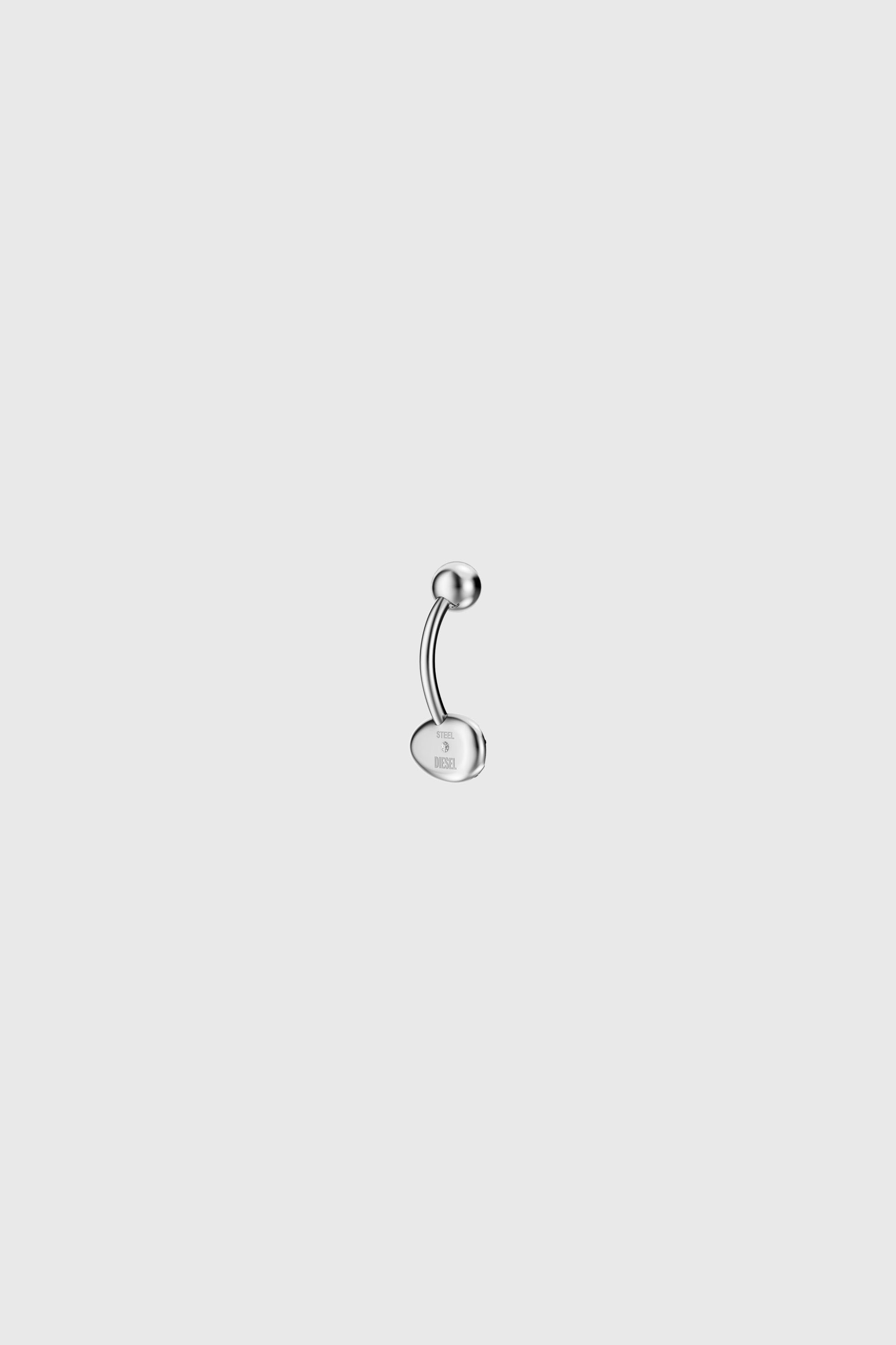 Diesel - DX1698040 JEWELLERY, Unisex Bauchnabelschmuck aus Edelstahl in Silber - 3