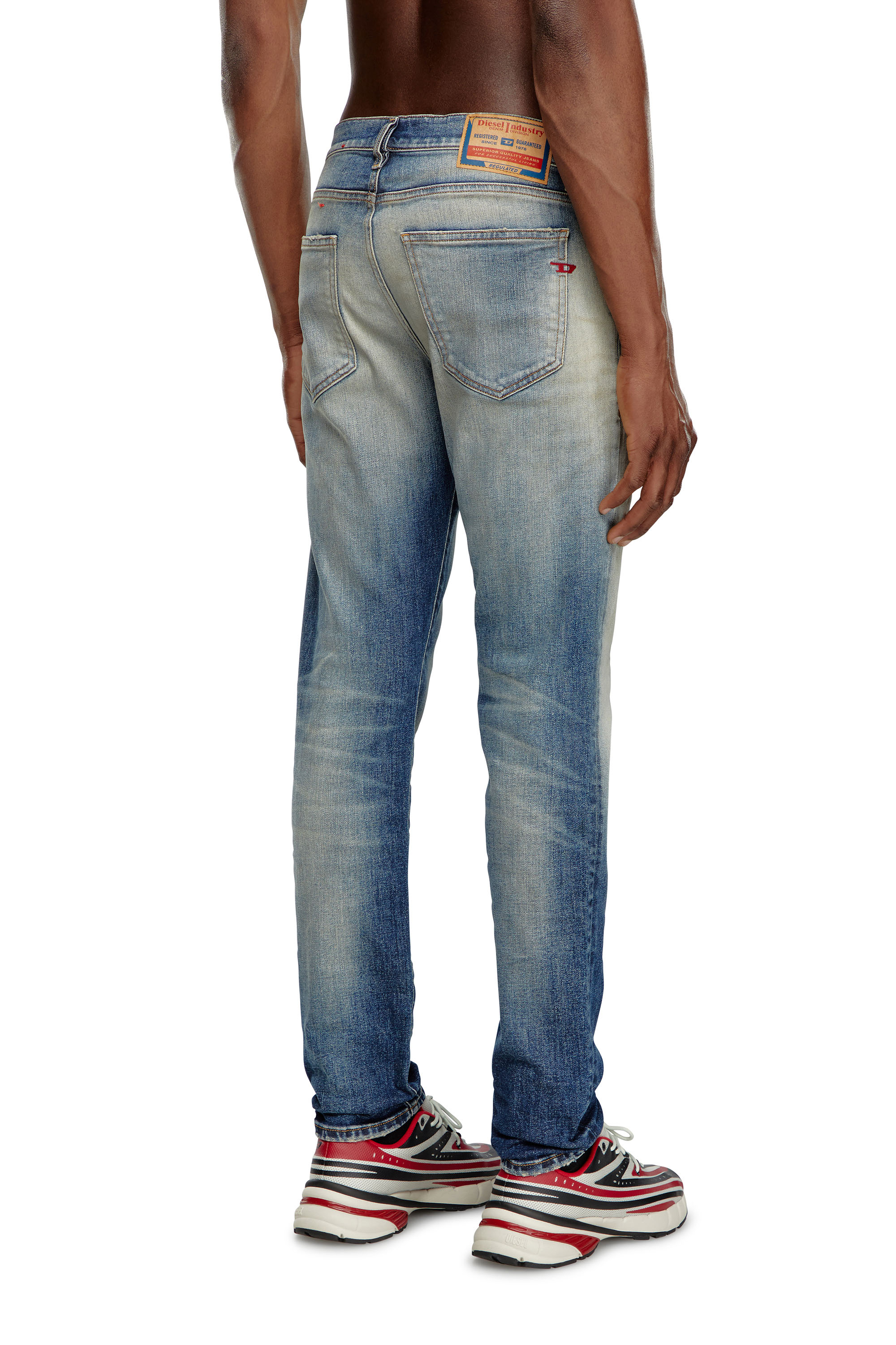 Diesel - Herren Slim Jeans 2019 D-Strukt 09J64, Dunkelblau - 4