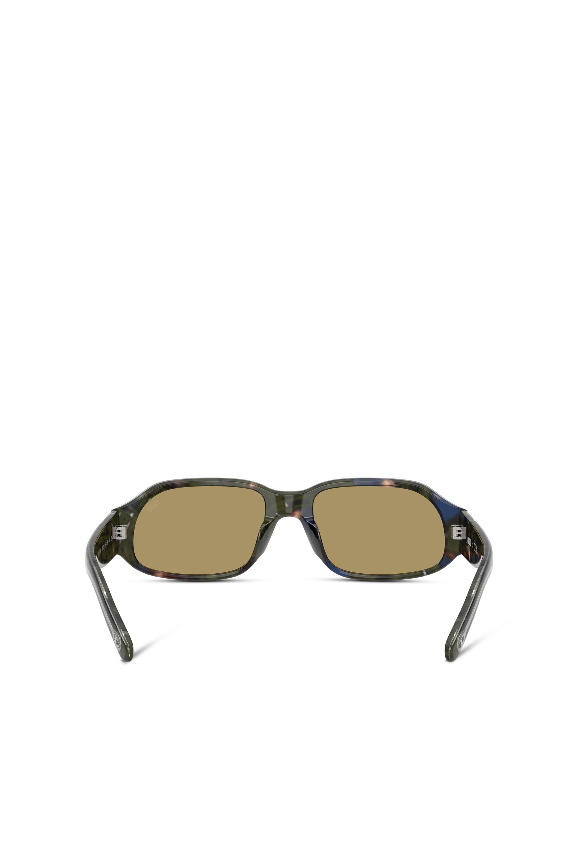 Diesel - 0DL2009U, Unisex's Rectangle sunglasses in Green/Brown - 4