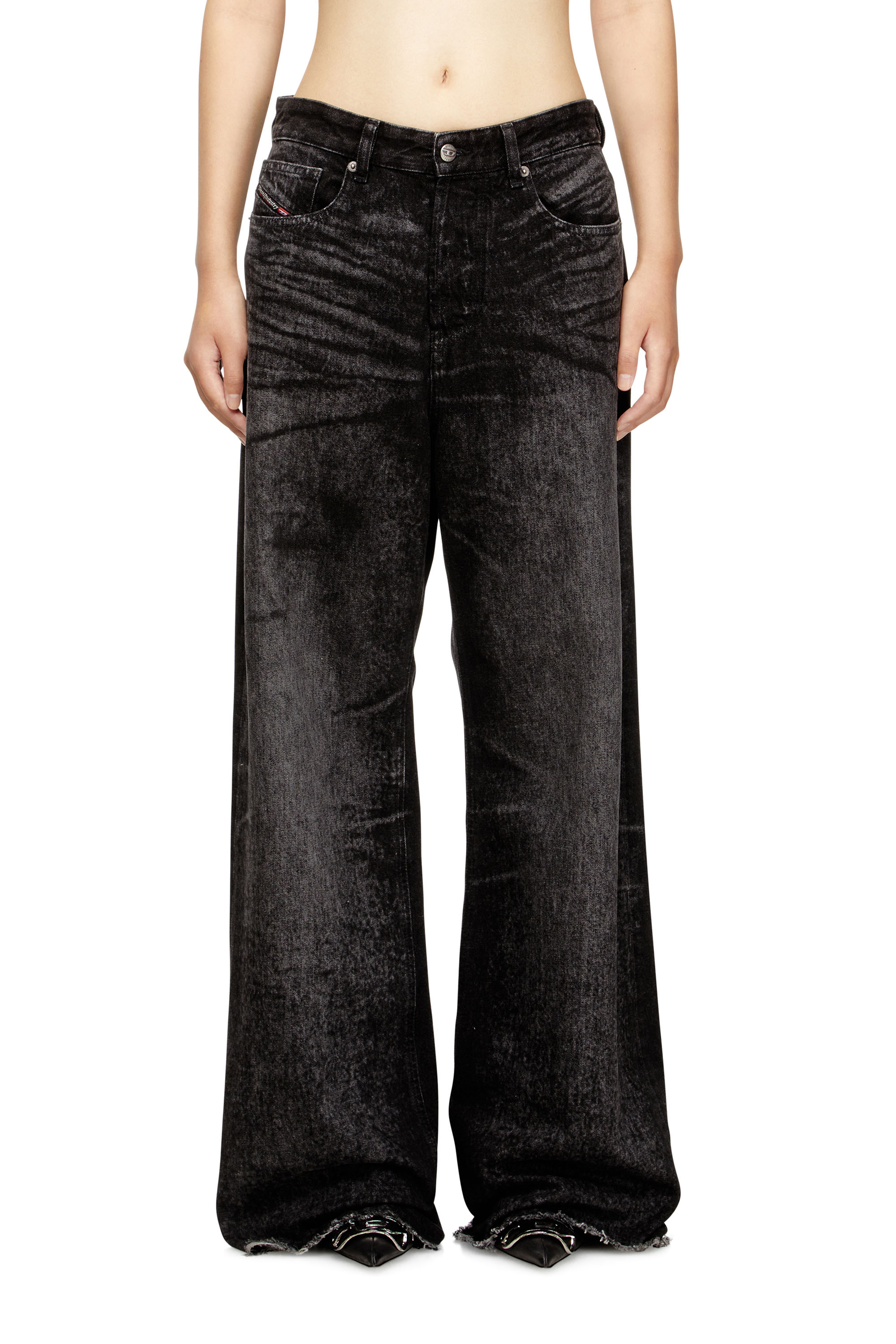 Relaxed Jeans 1996 D-Sire 007DB, Schwarz/Dunkelgrau Diesel - Damen Relaxed Jeans 1996 D-Sire 007DB, Schwarz/Dunkelgrau - 3
