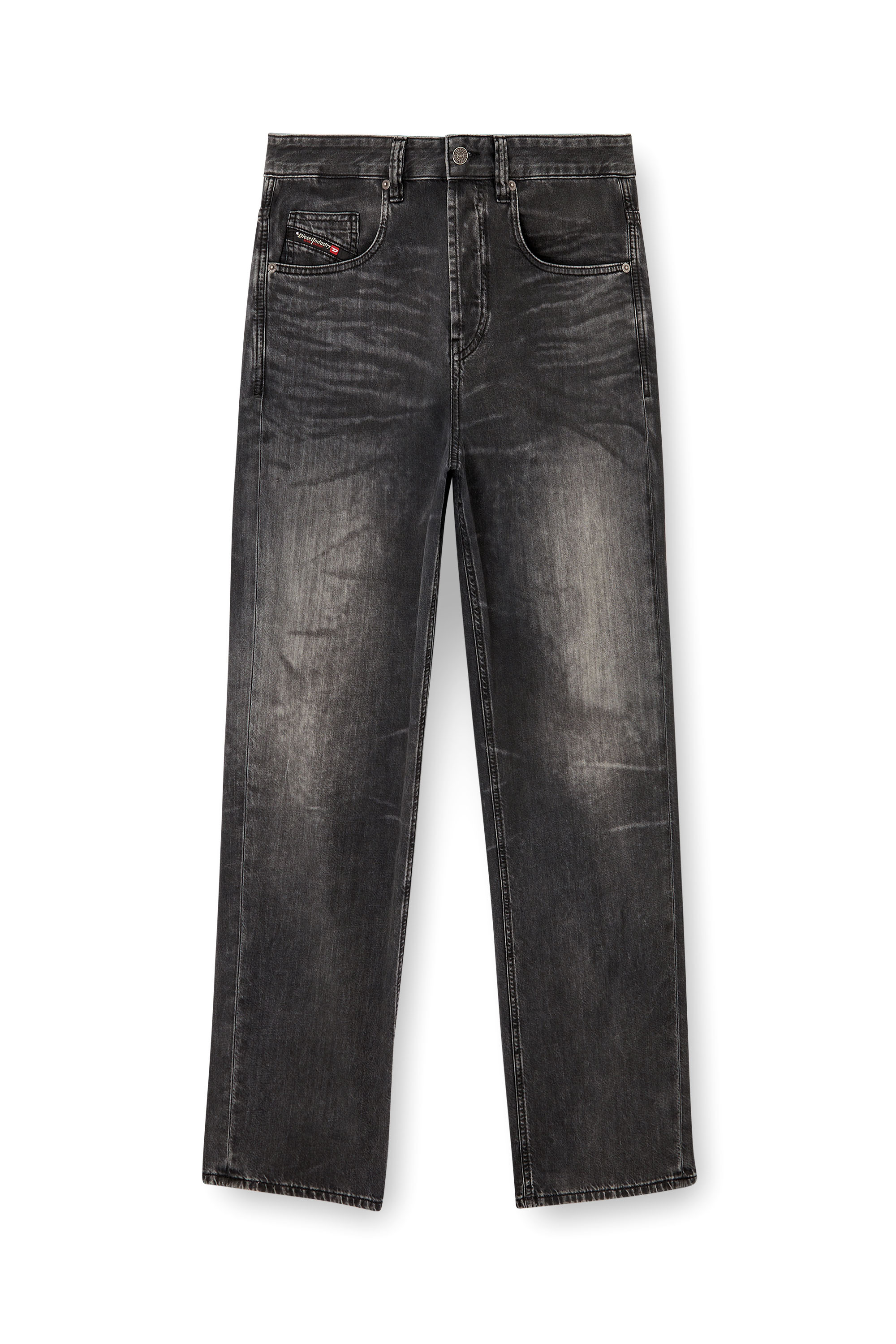 Diesel - Herren Relaxed Jeans 2001 D-Macro 0CEBC, Schwarz/Dunkelgrau - 3