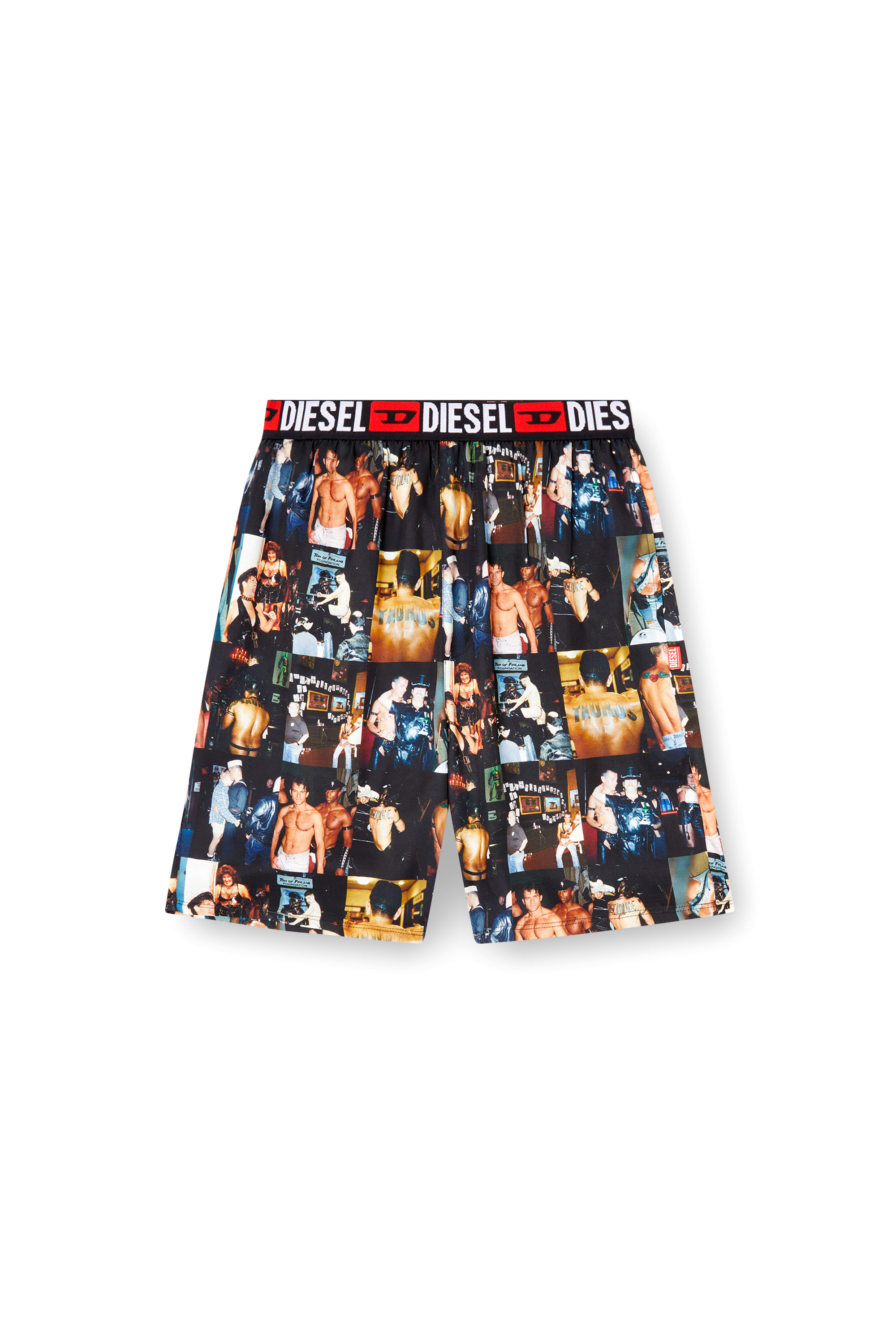 Diesel - PR-P-TOLL-SHOR-TOM25, Unisex Bowling-Hemd mit Grafik-Prints in Schwarz - 4