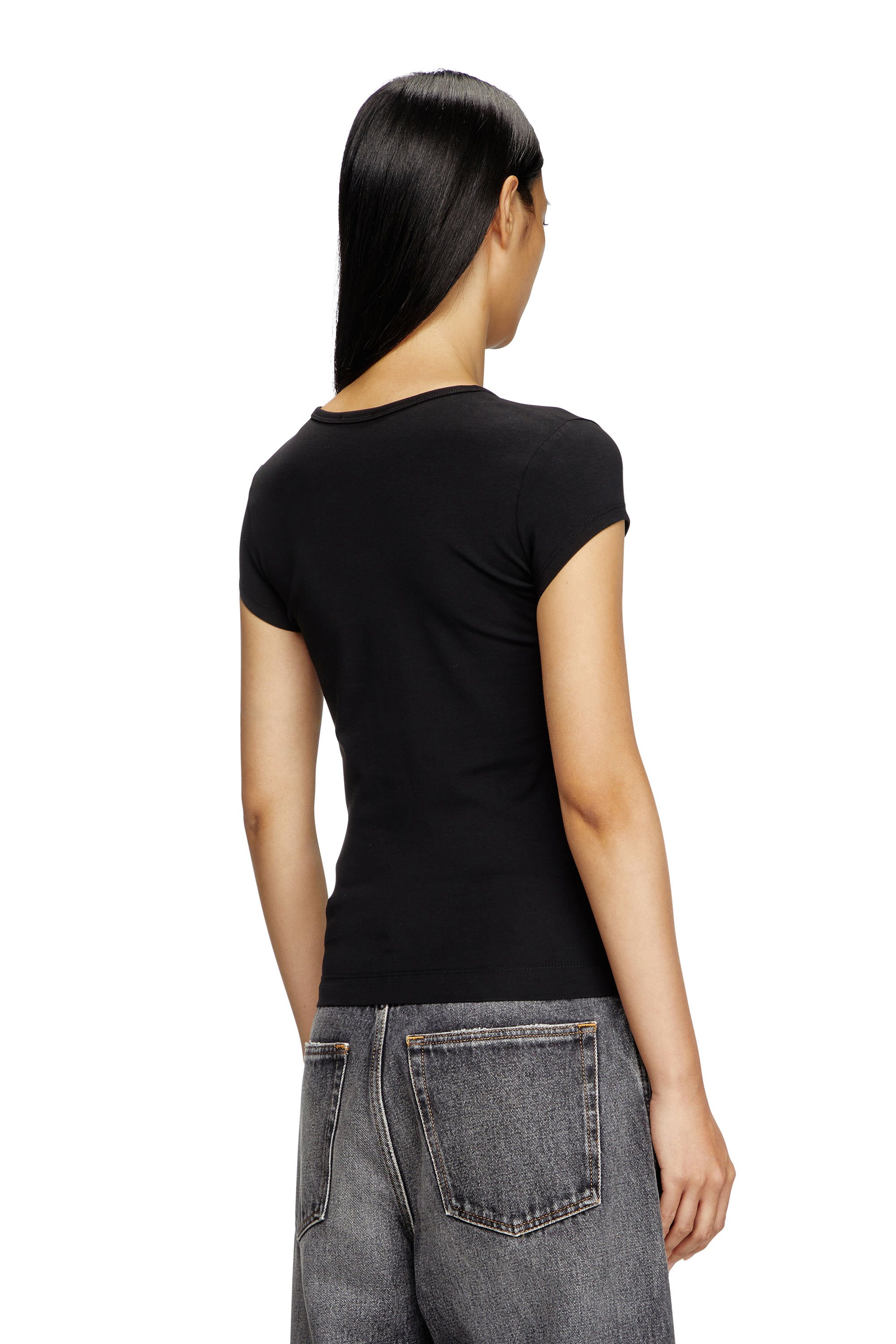 Diesel - T-ANGIE, Schwarz - Image 4
