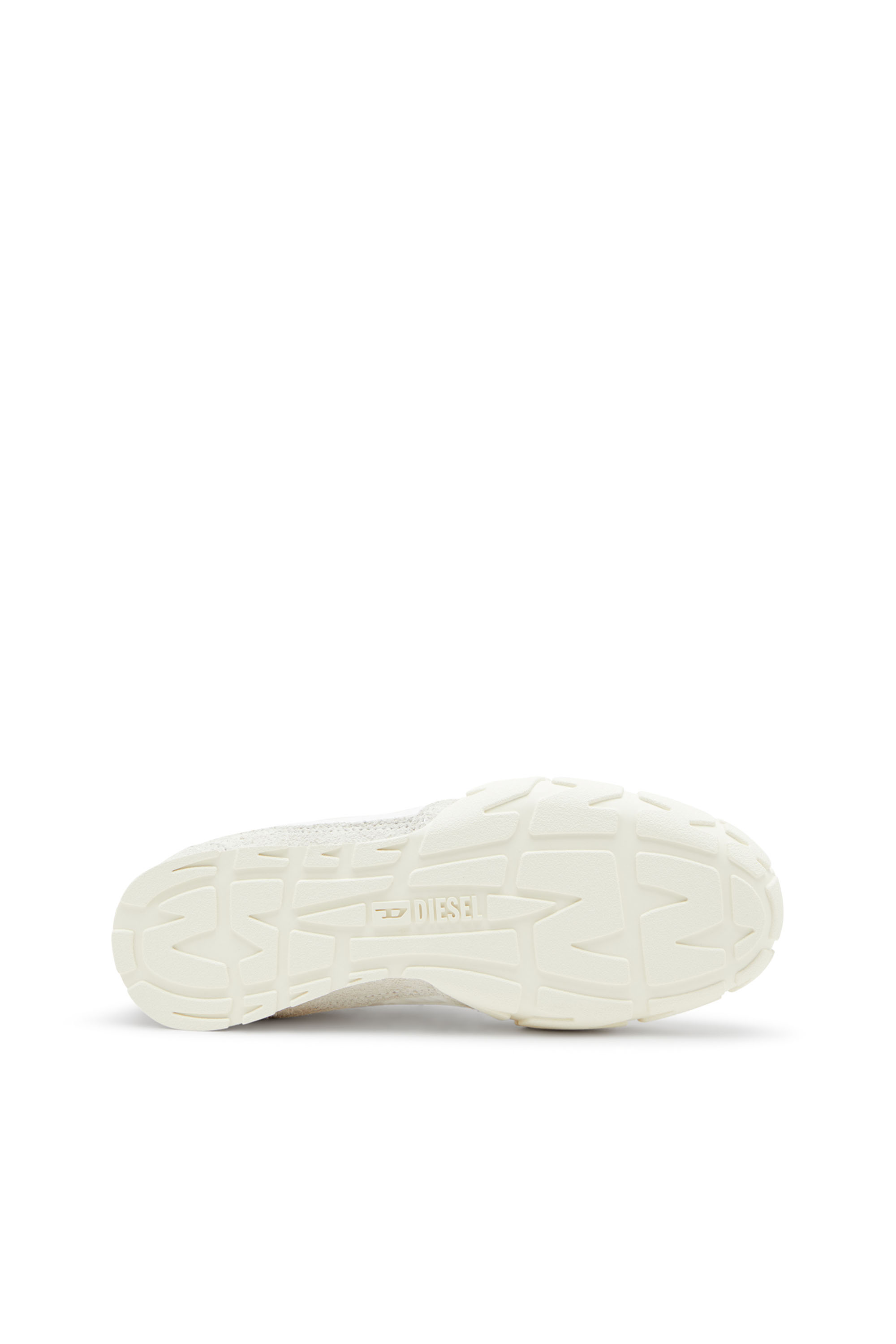 Diesel - S-PAGODHA LOW W, Damen S-Pagodha-Sneakers aus Leder, Wildleder und Ripstop in Weiss/Rot - 5