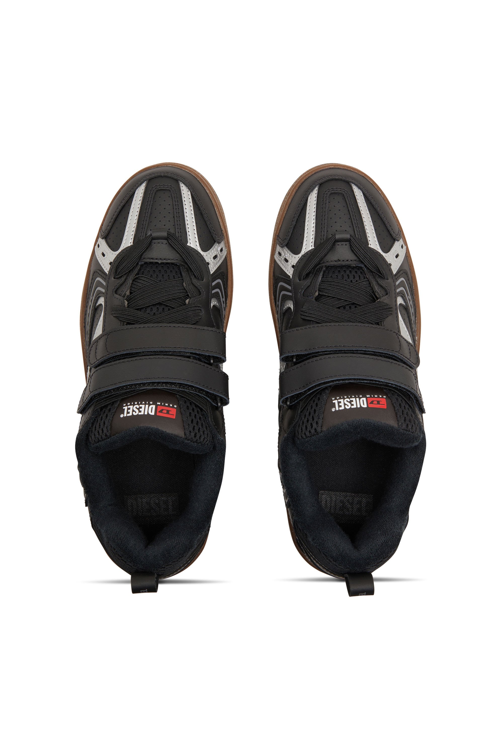 Diesel - S-UKIYO SKT, Herren S-Ukiyo-Sneakers aus Leder mit Riemen in Schwarz - Image 5