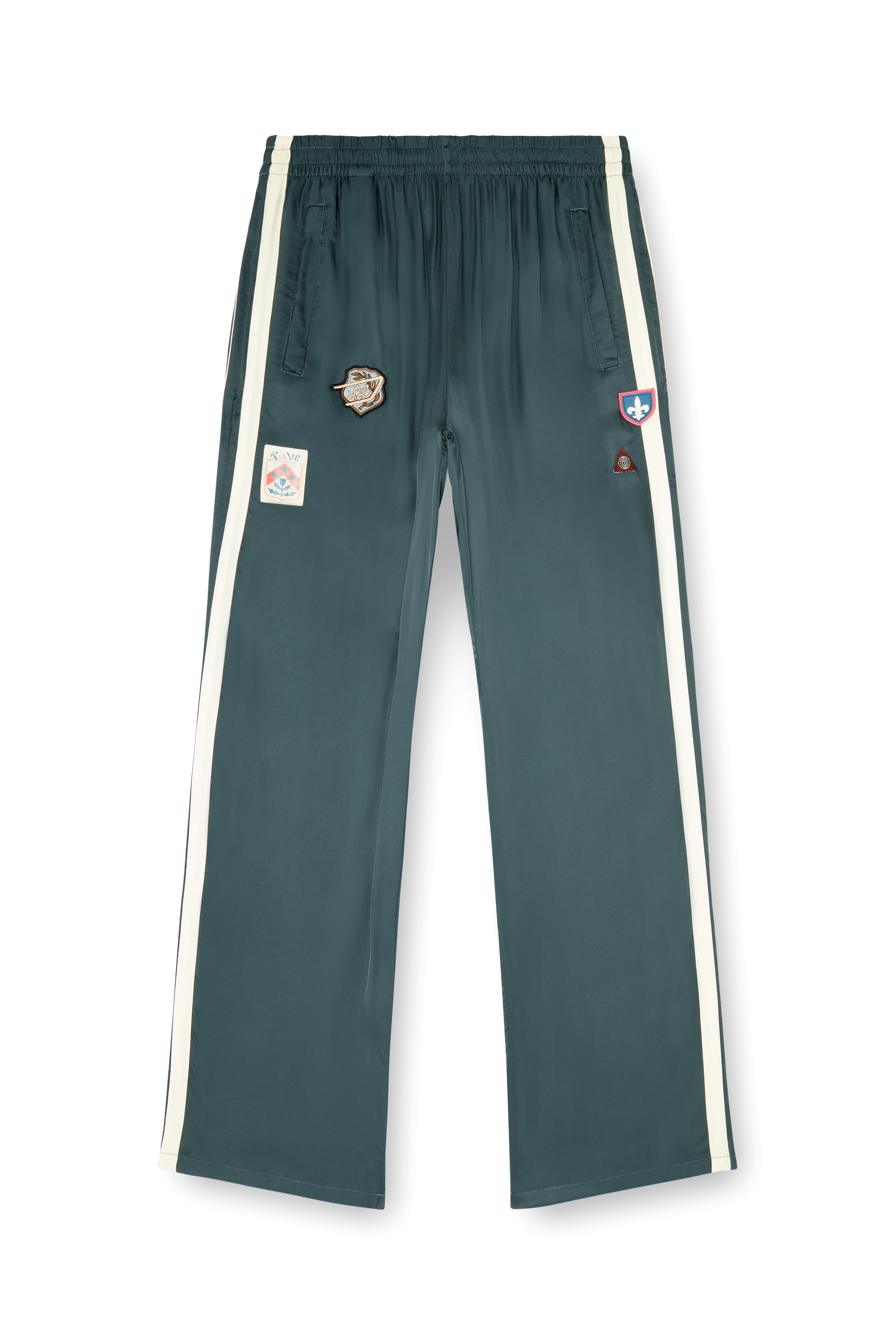 Diesel - P-ANNU, Herren Satinhose mit patches in null - 4