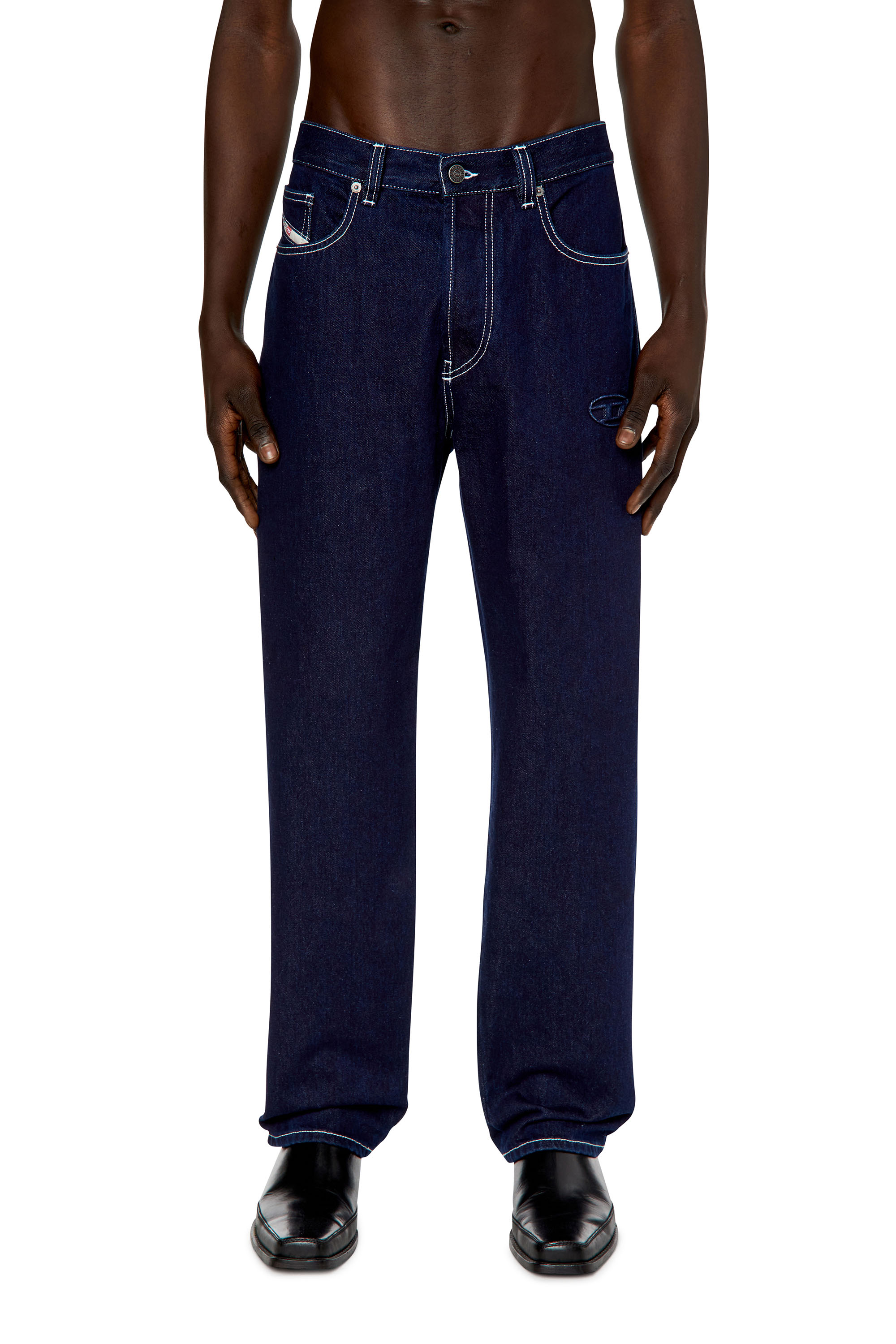 Diesel - 2010 D-Macs 09F19 Straight Jeans, Dunkelblau - Image 1