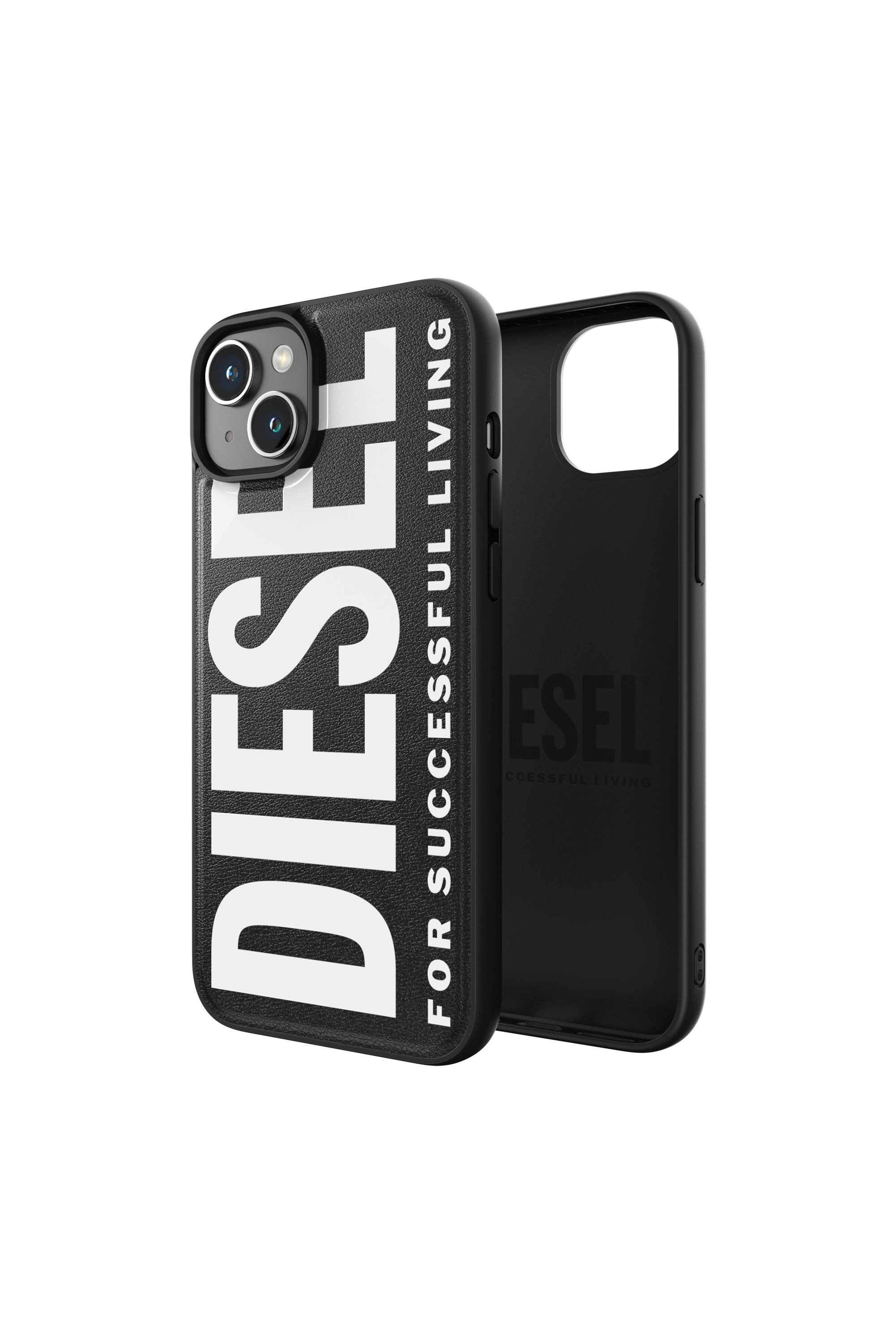 Diesel - 54167 MOULDED CASE, Unisex Handycase iP15 Plus in Schwarz - 1