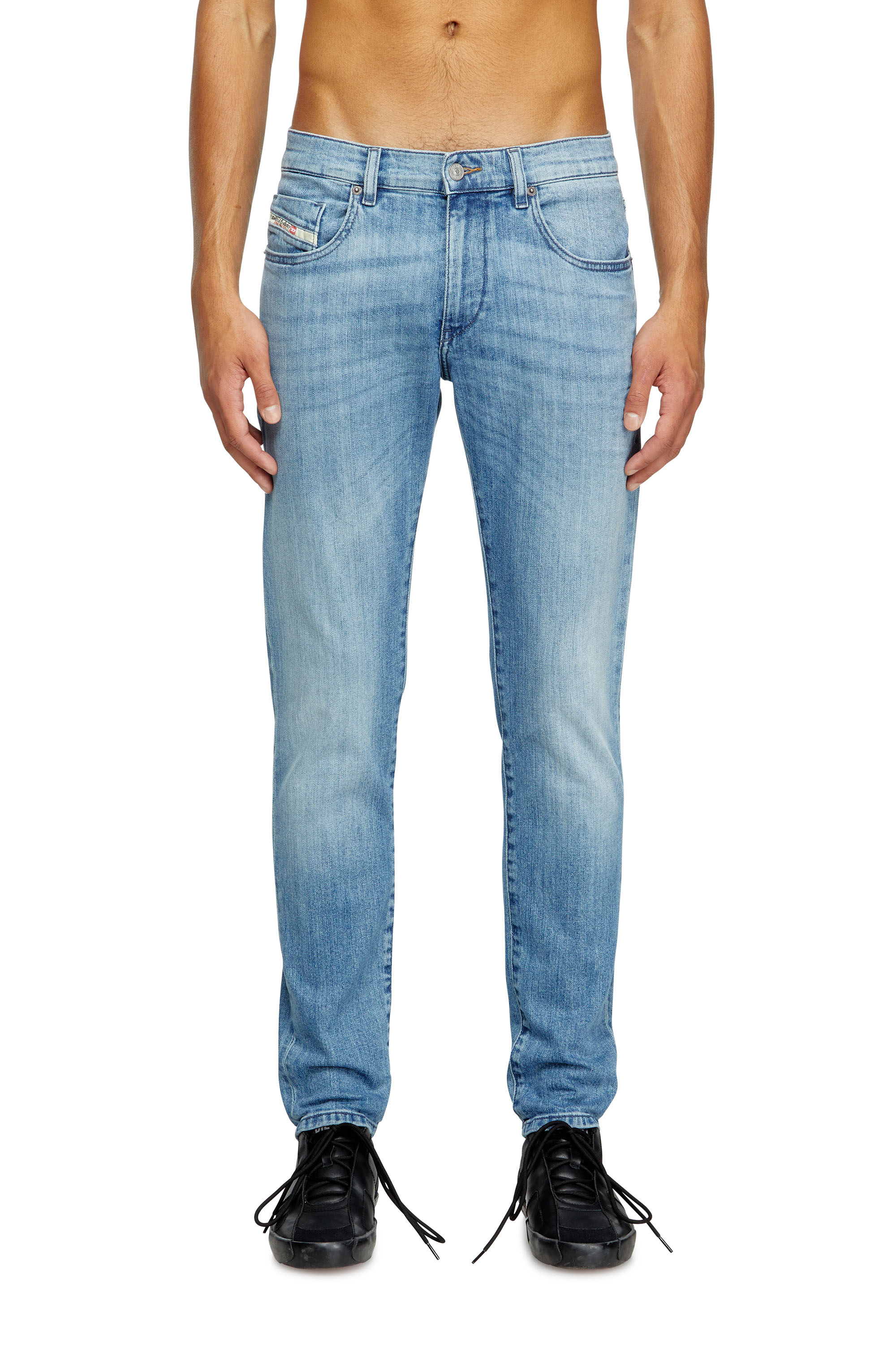 Diesel - Herren Slim Jeans 2019 D-Strukt 0GRDI, Hellblau - 2