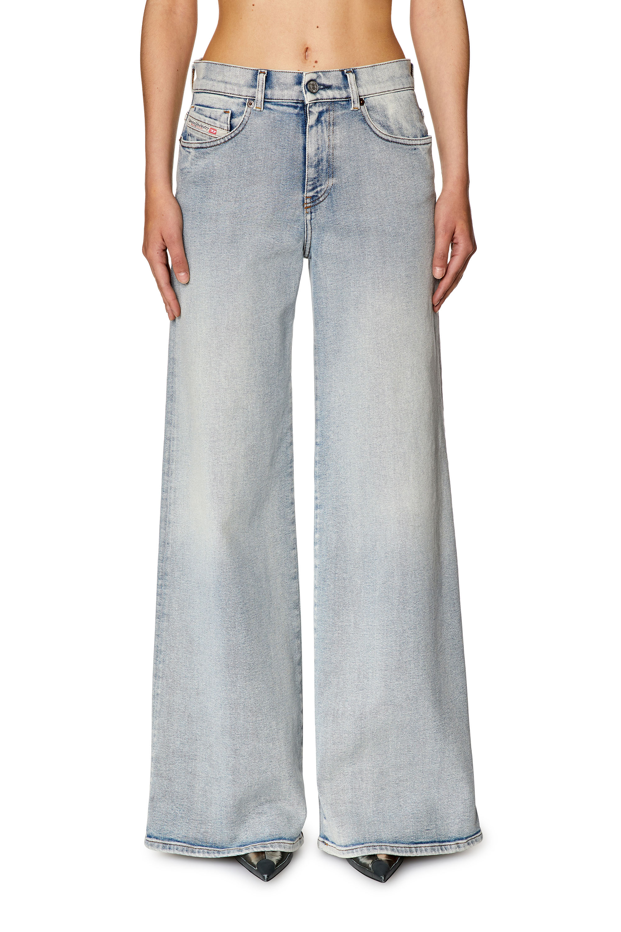 Diesel - Bootcut and Flare Jeans 1978 D-Akemi 9C08L, Hellblau - Image 1