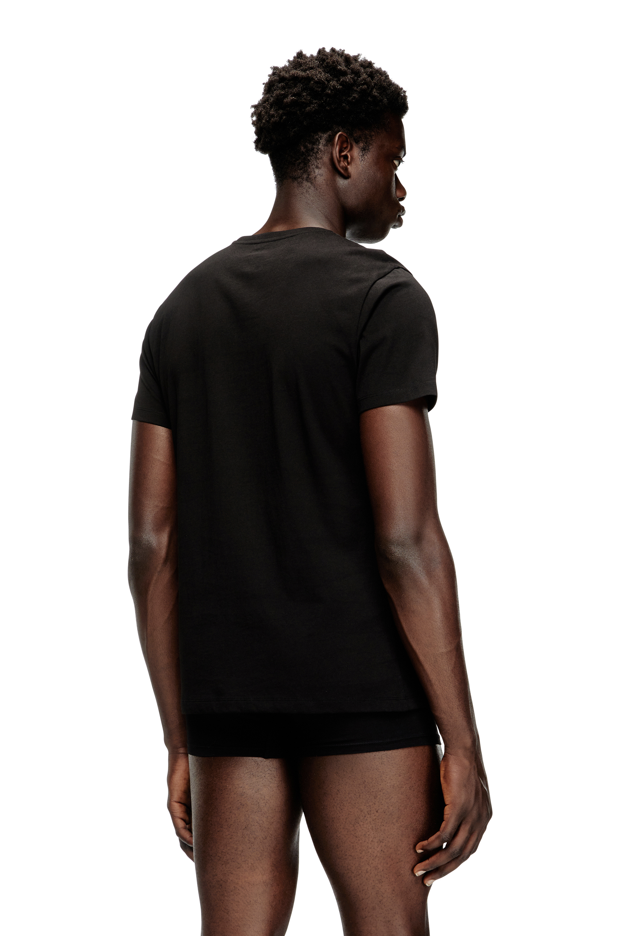 Diesel - MICHAEL-D-BOX-3PACK, Herren T-Shirts mit V-Ausschnitt im Dreierpack in Schwarz - 4