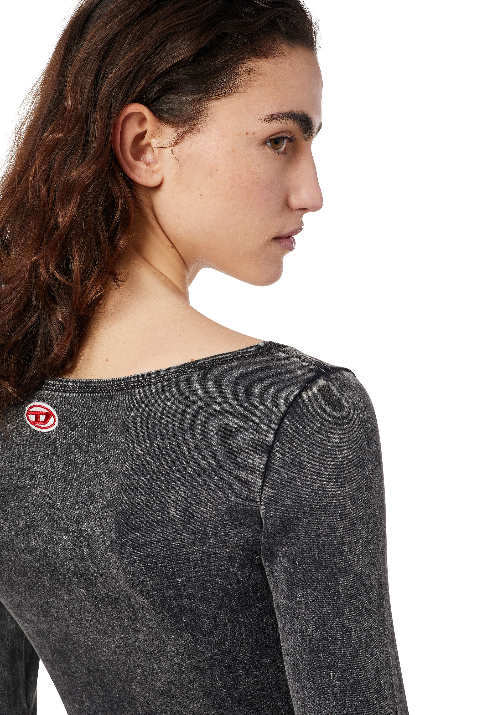Diesel - D-CHO TRACK DENIM BODYSUIT, Dunkelblau - Image 5