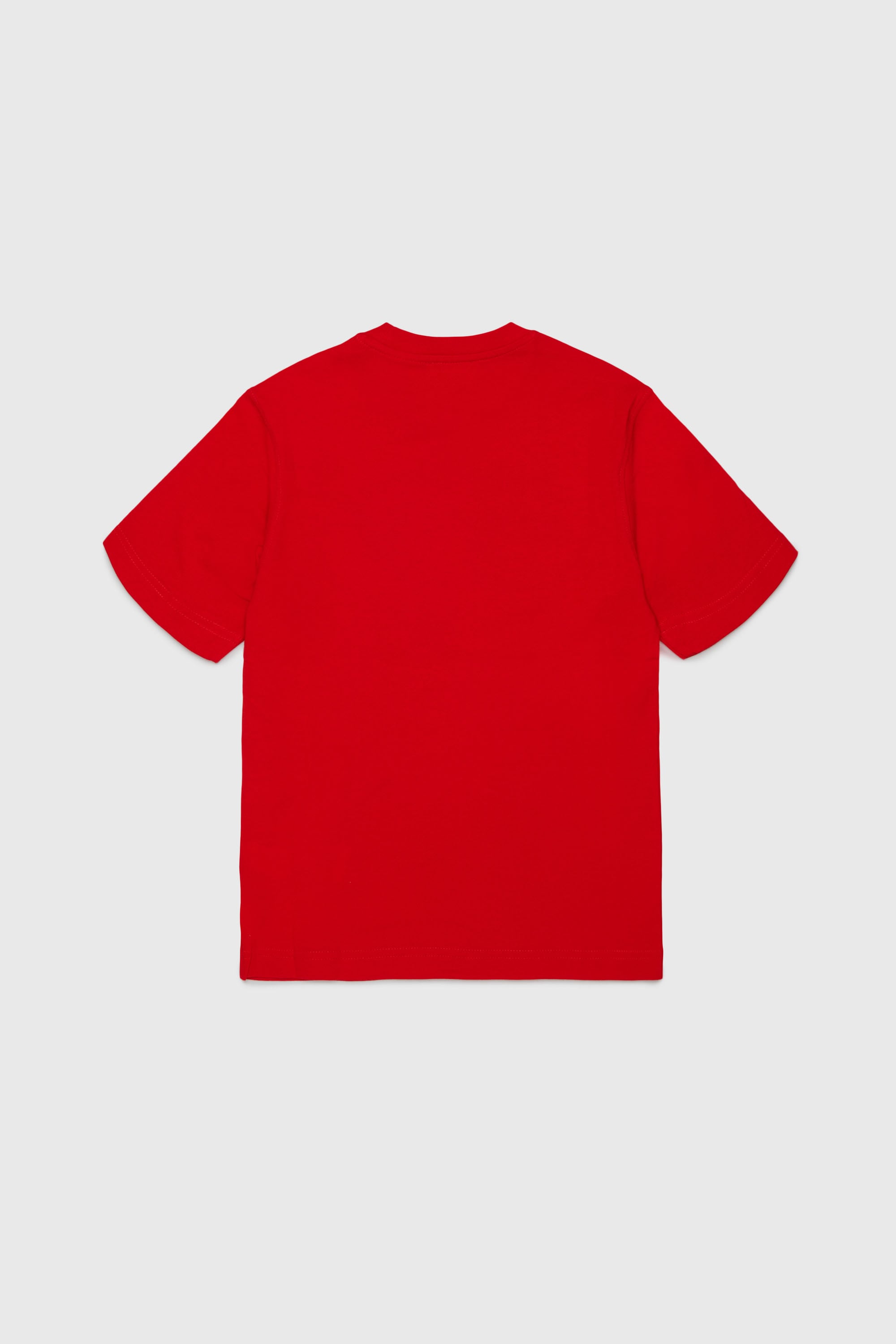 Diesel - TVEL OVER, Herren T-Shirt mit zweifarbigem Oval D Print in Rot - 2