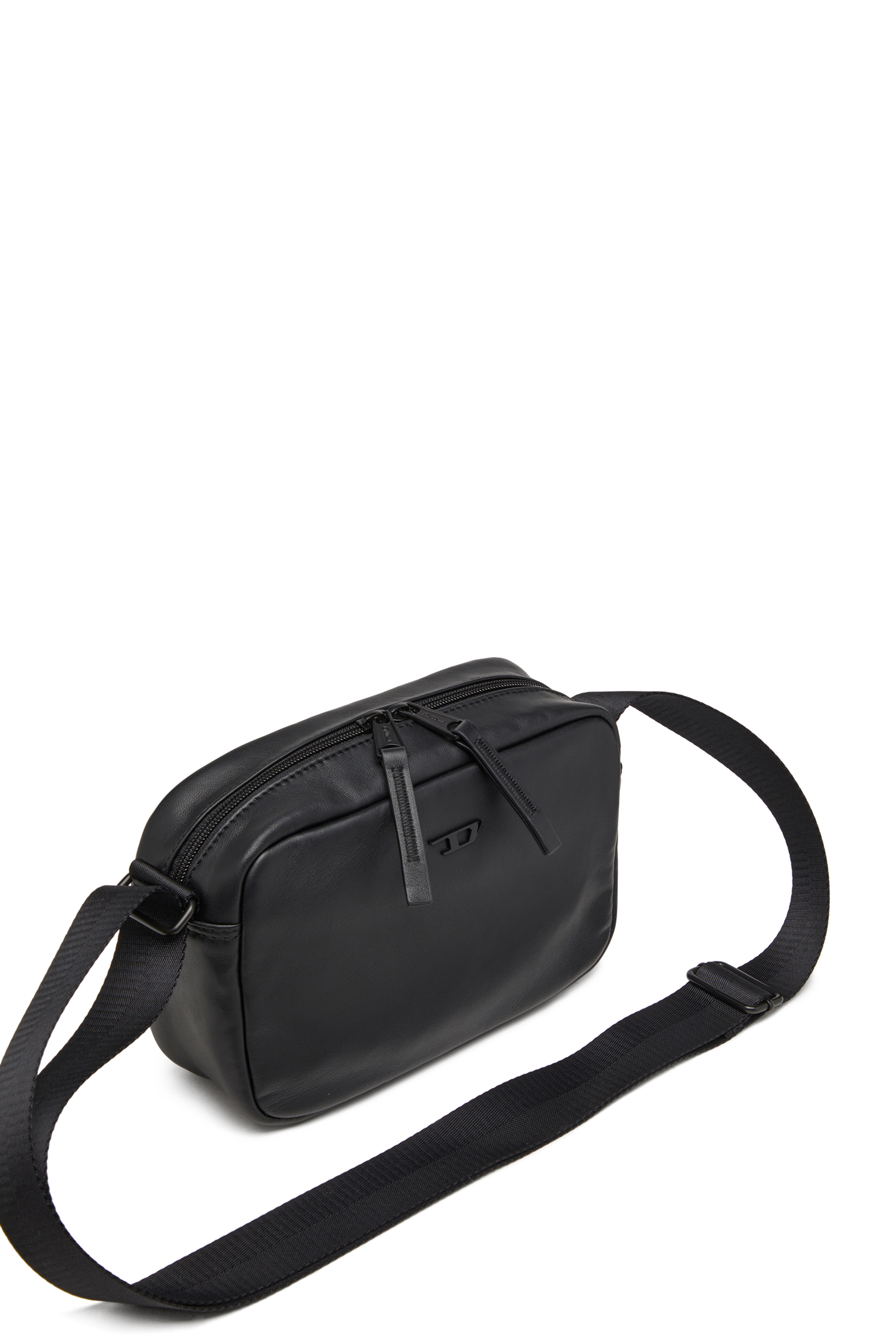 Diesel - RAVE CAMERA BAG X, Herren Rave-Camera Bag aus Nappaleder in Schwarz - 5