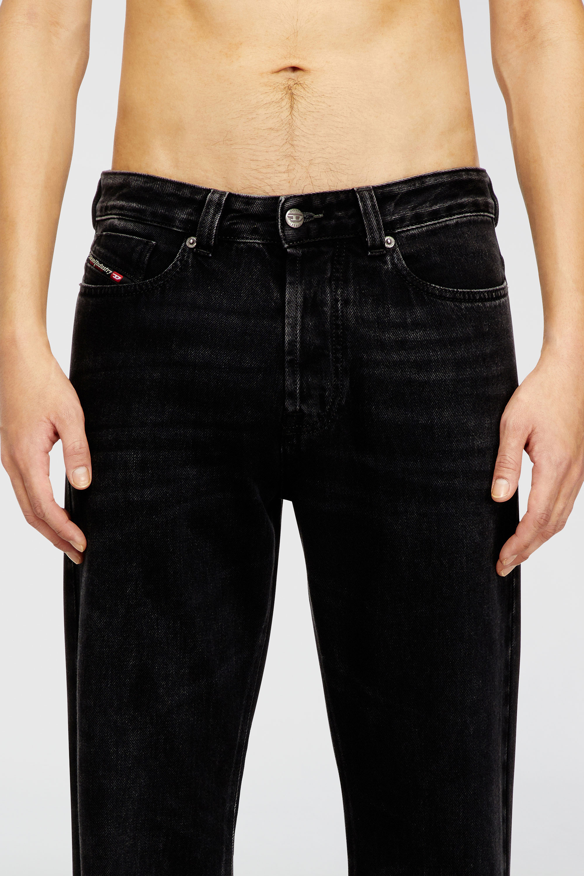 Diesel - Herren Relaxed Jeans 1980 D-Eeper 09P09, Schwarz/Dunkelgrau - 5