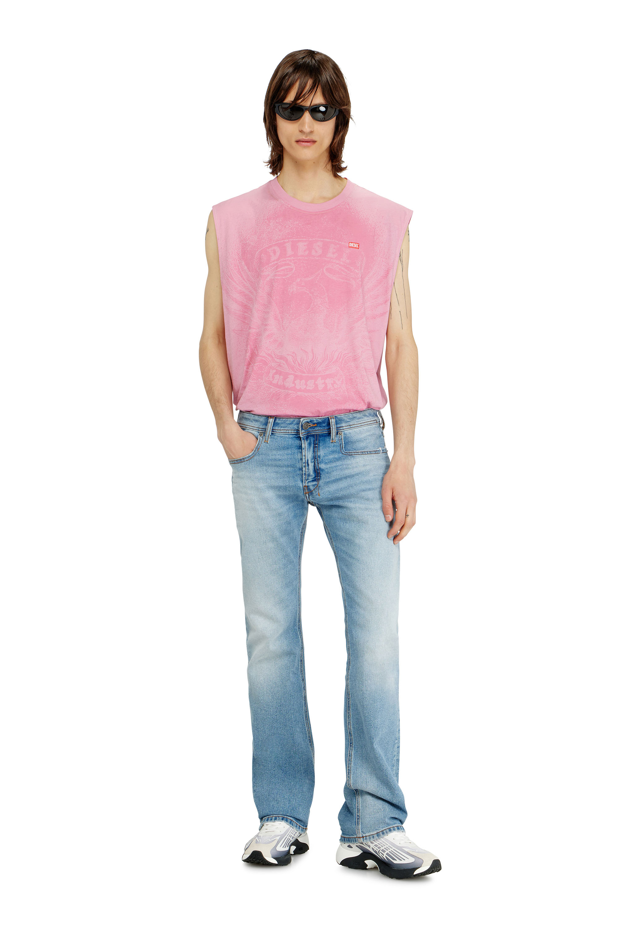 Diesel - Herren Bootcut Jeans 2007 Zatiny 0DBDV, Hellblau - 1