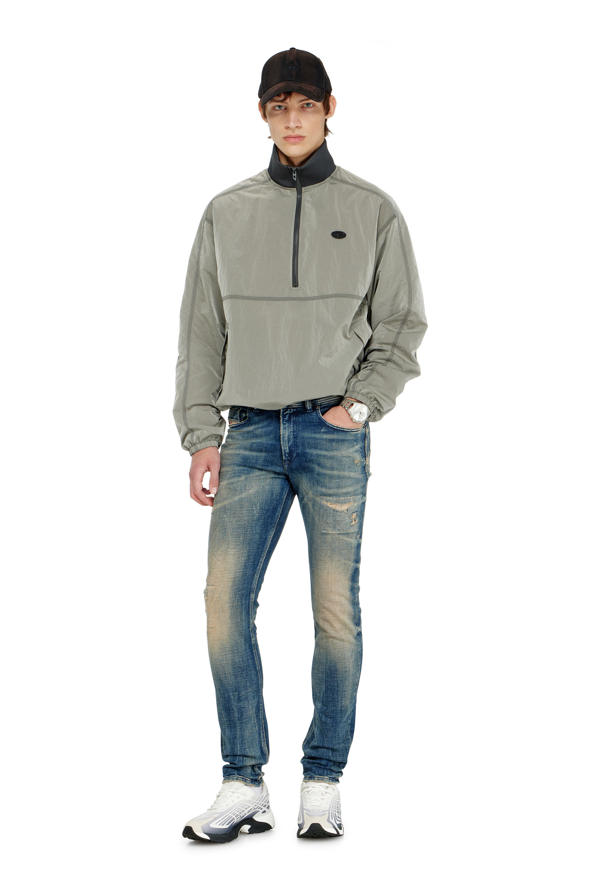Diesel - Herren Skinny Jeans 1979 Sleenker 09P68, Dunkelblau - 2