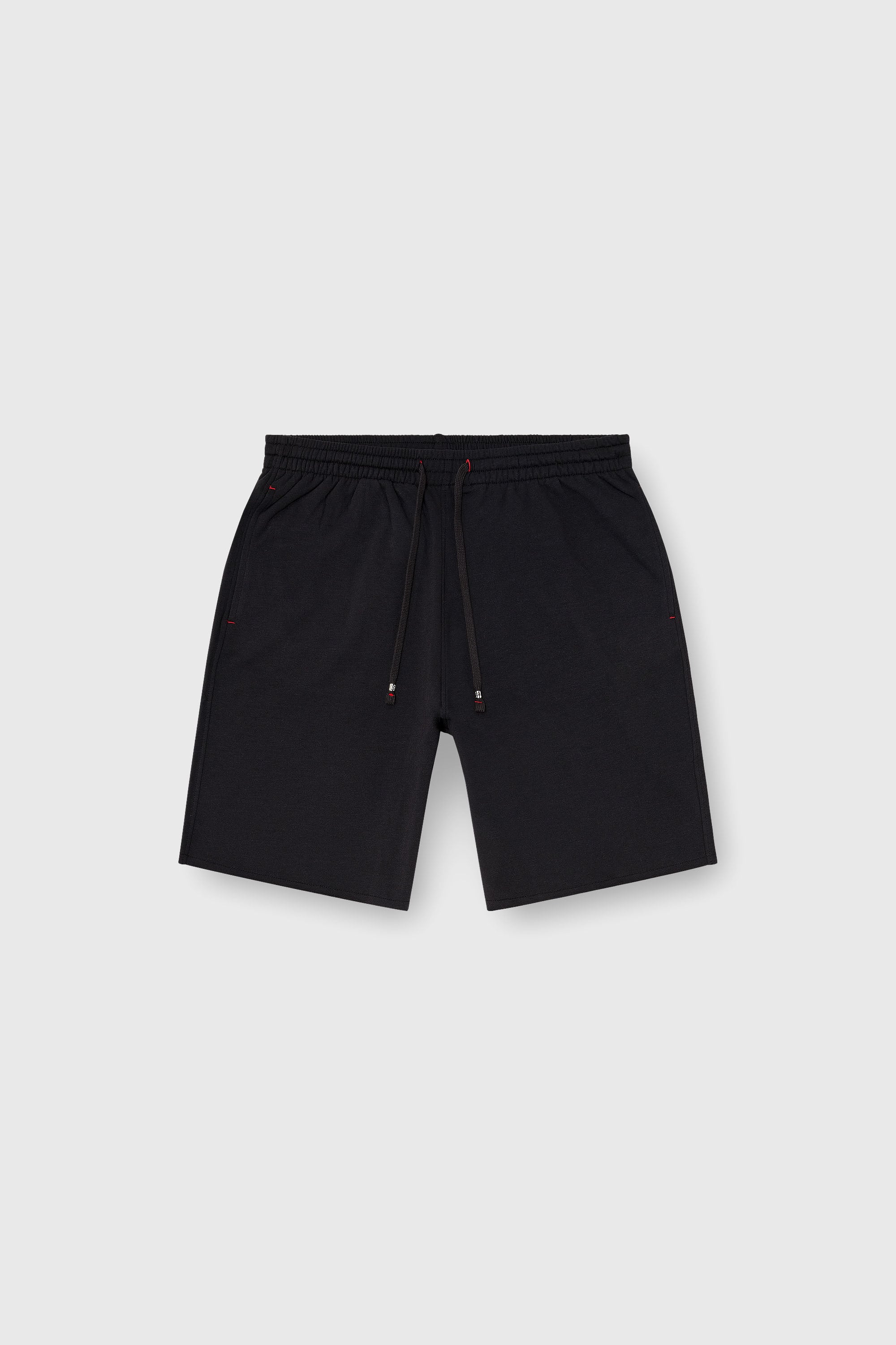 Diesel - CLARA-D-CORE, Damen Aufgeraute Sweatshorts mit offenen S&auml;umen in Schwarz - 2