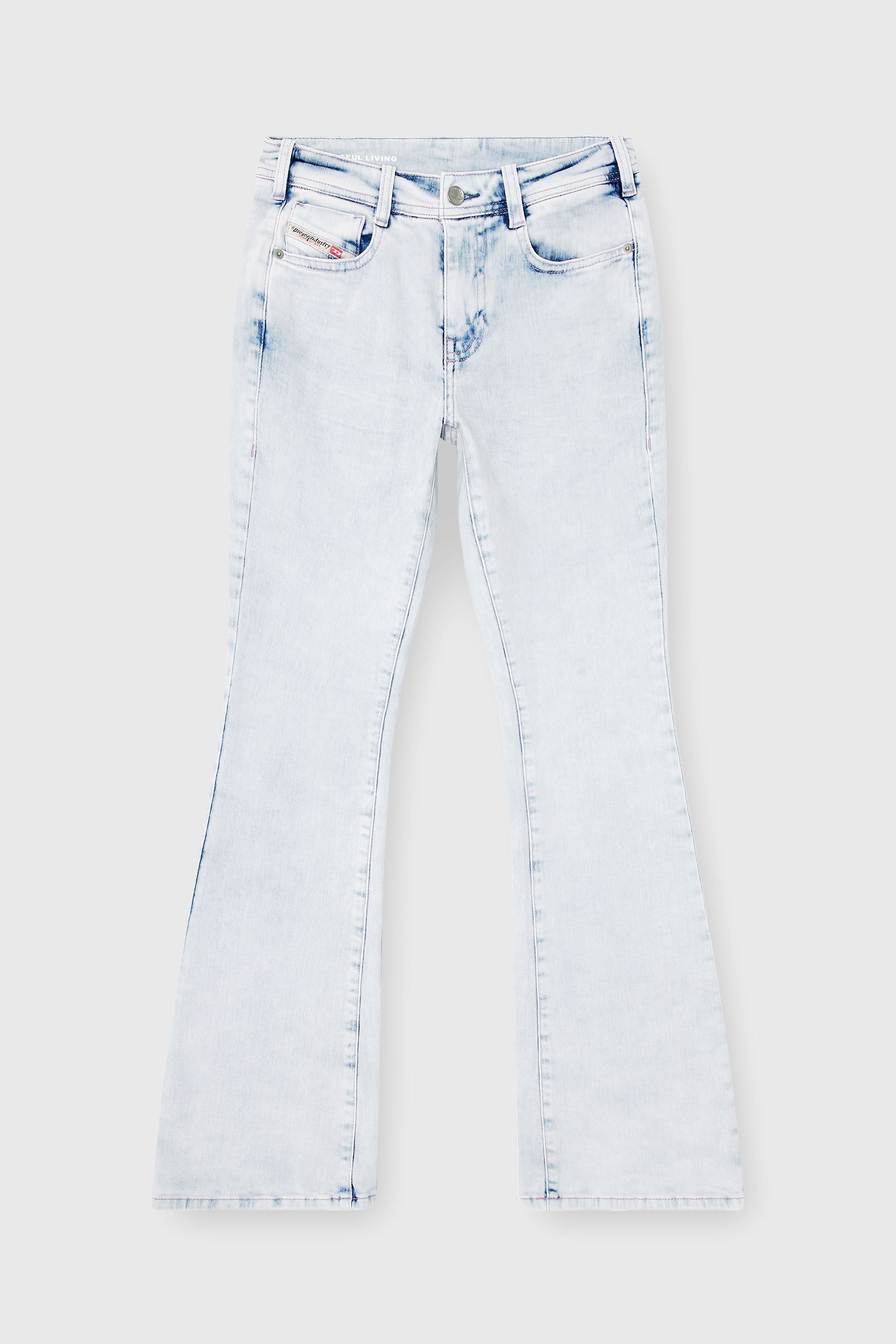 Diesel - Damen Bootcut Jeans 1969 D-Ebbey 0HDBH, Hellblau - 2