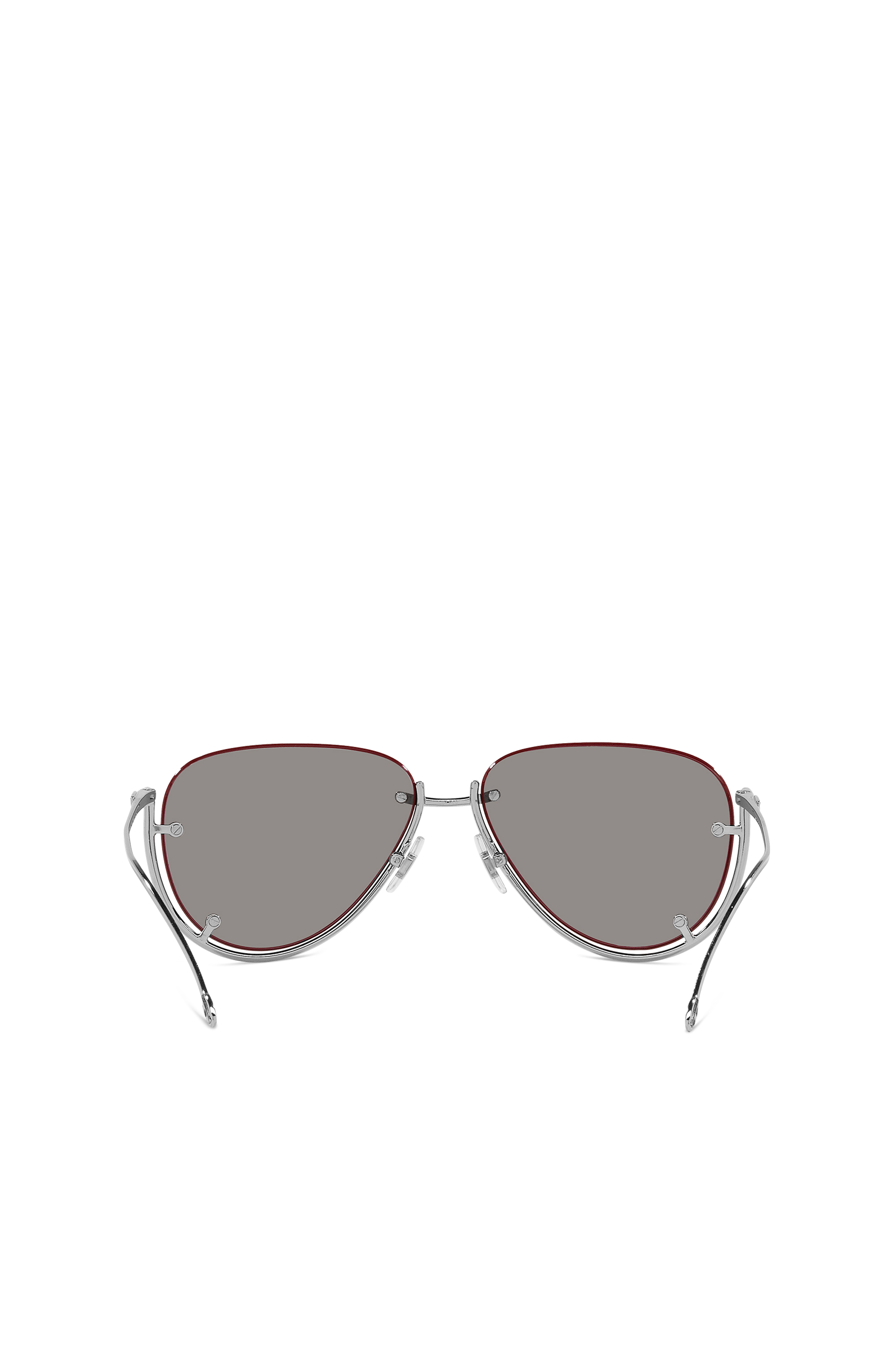Diesel - 0DL1003, Unisex Brille in Pilotenform in Silber - 3