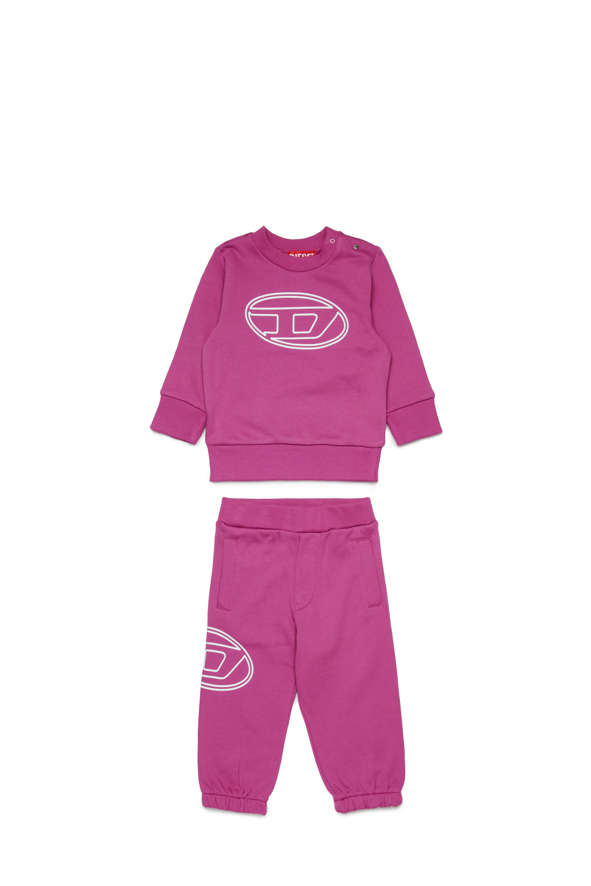 Diesel - STIMOTYB-SET, Unisex Baumwollanzug mit Logo in Rosa - 1