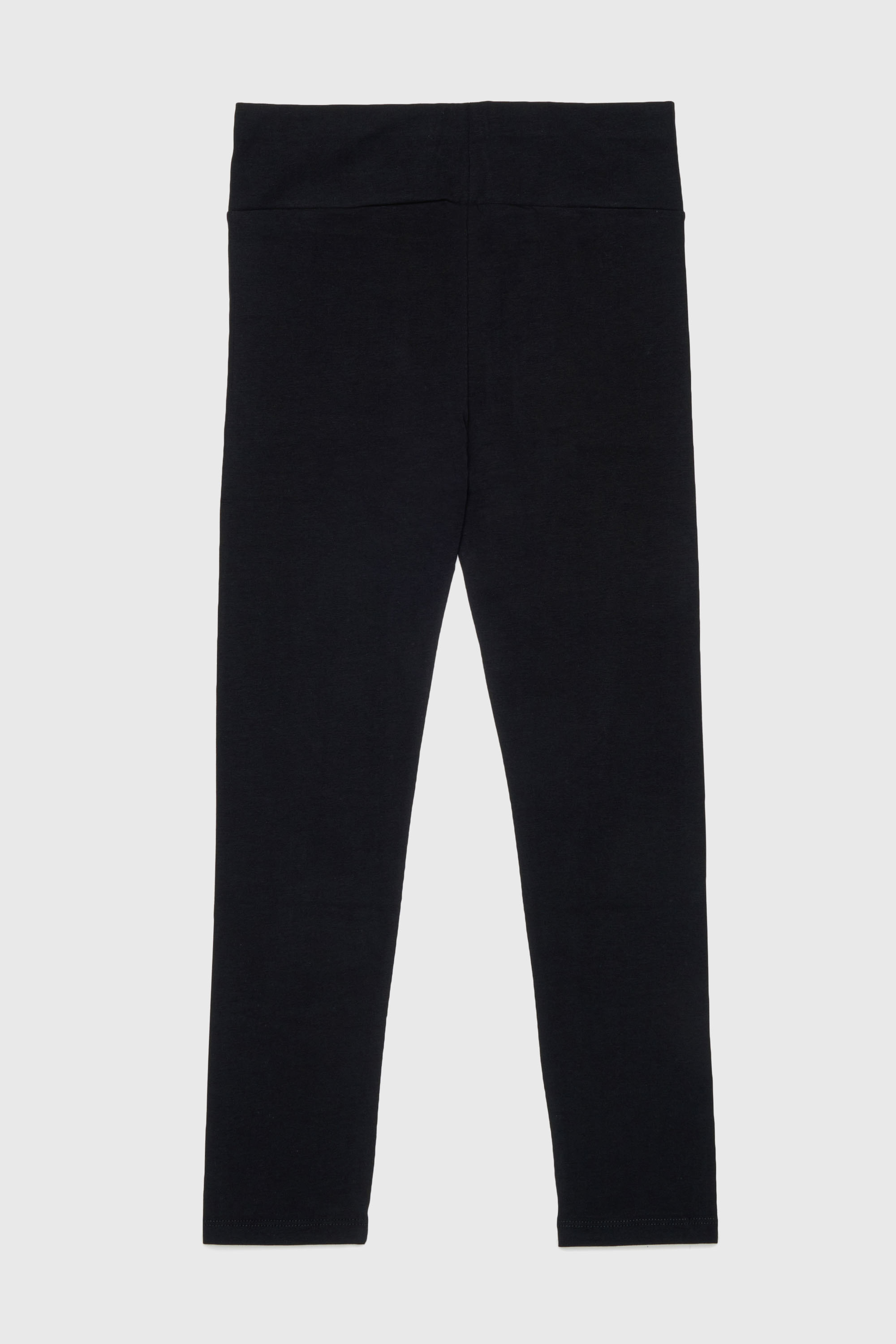 Diesel - PCEFY, Damen Baumwoll-Leggings mit abgeschnittenem Logo in Schwarz - 2