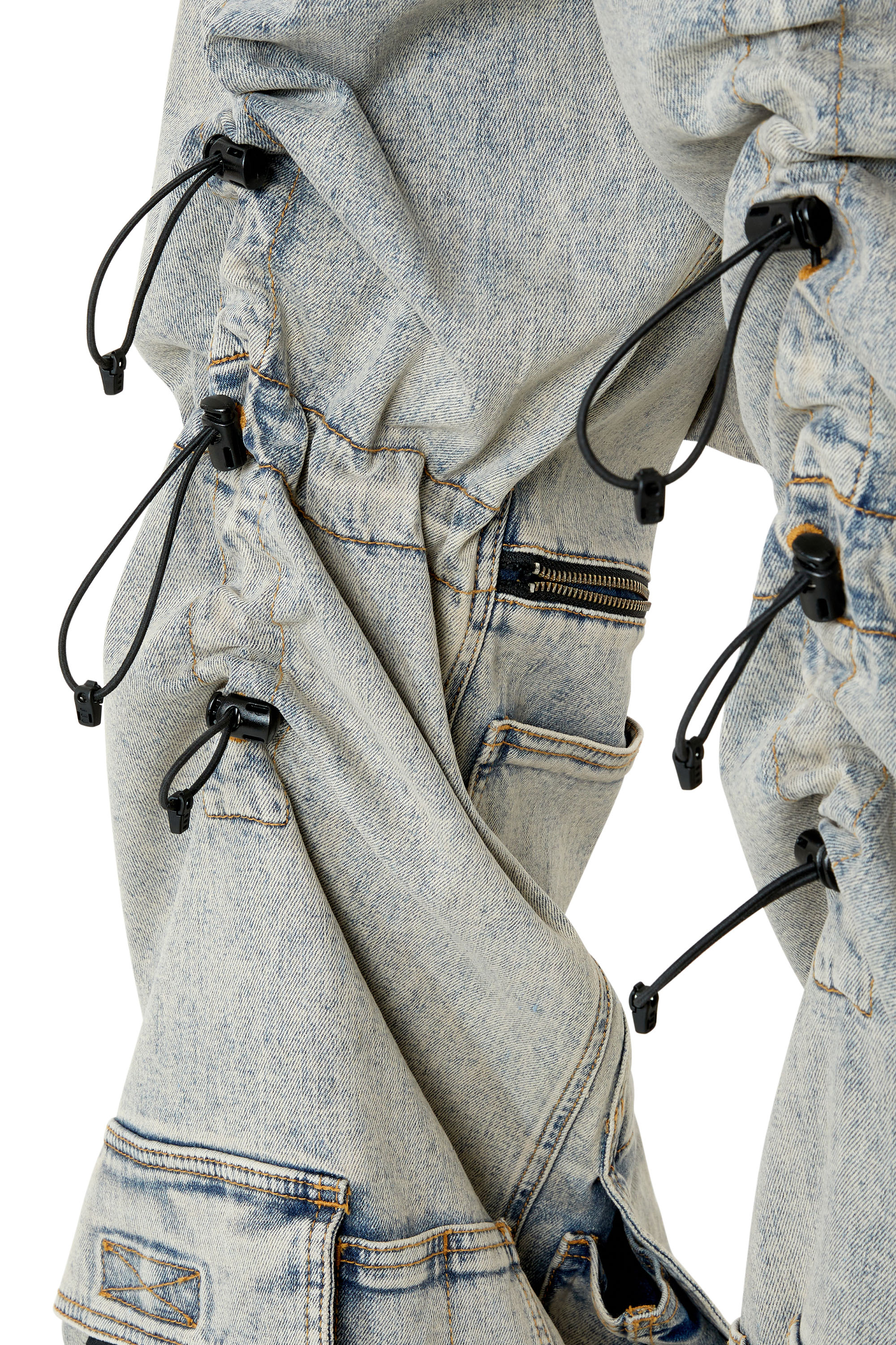 Diesel - Straight Jeans D-Onlypockets 09F12, Mittelblau - Image 4