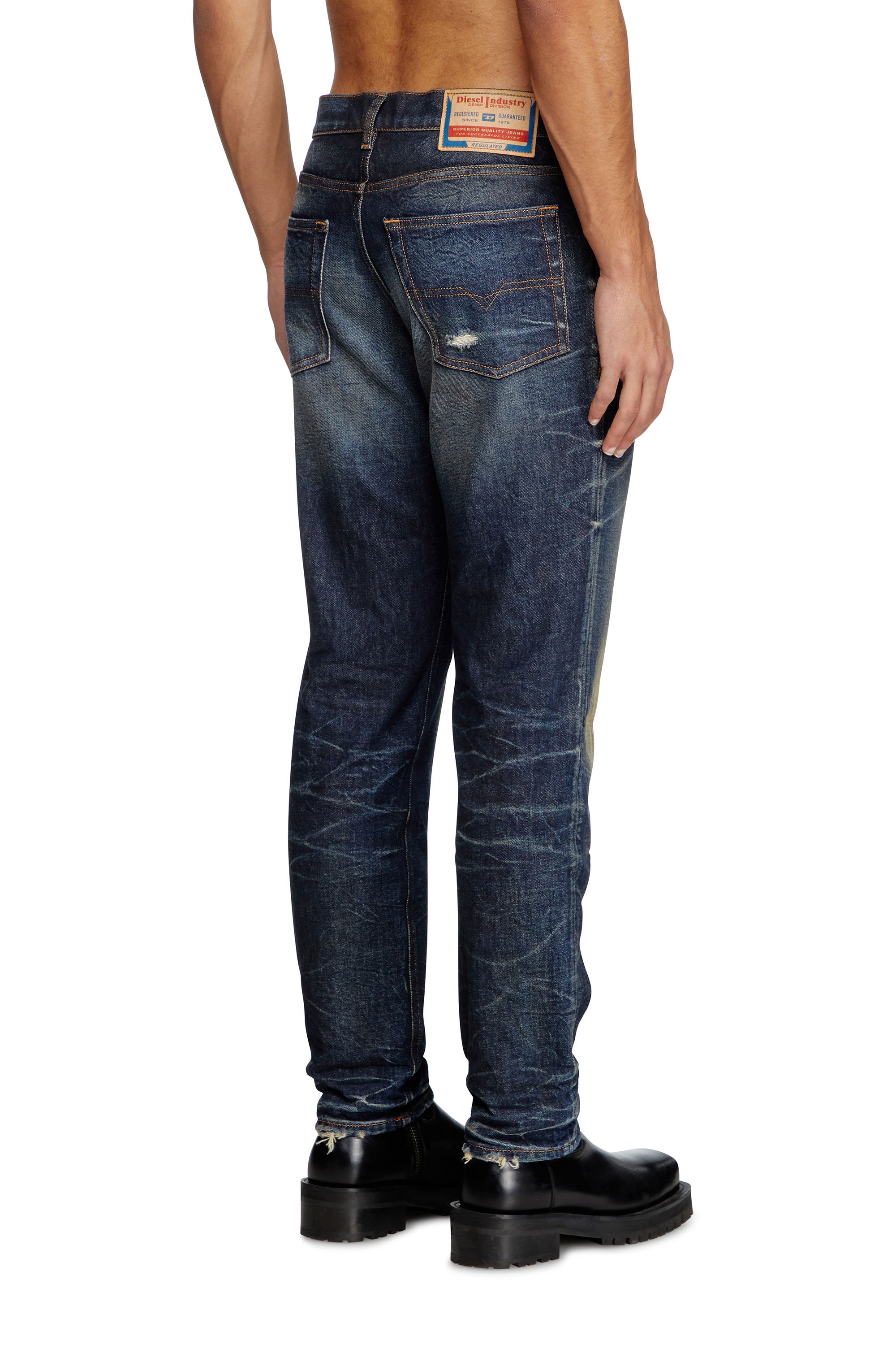 Diesel - Herren Regular Jeans 2023 D-Finitive 09L22, Dunkelblau - 4