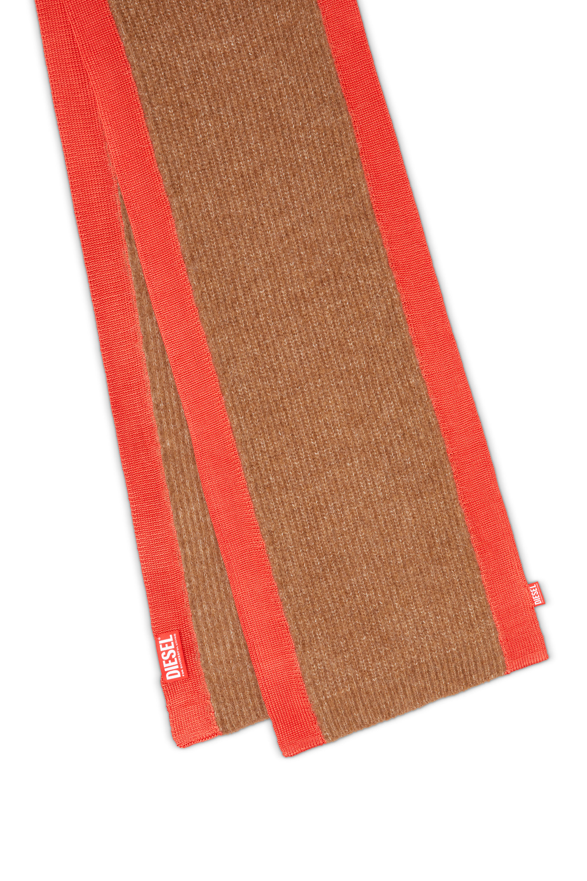 Diesel - K-LOLLO-SCARF, Unisex Alpakaschal in Braun - 3