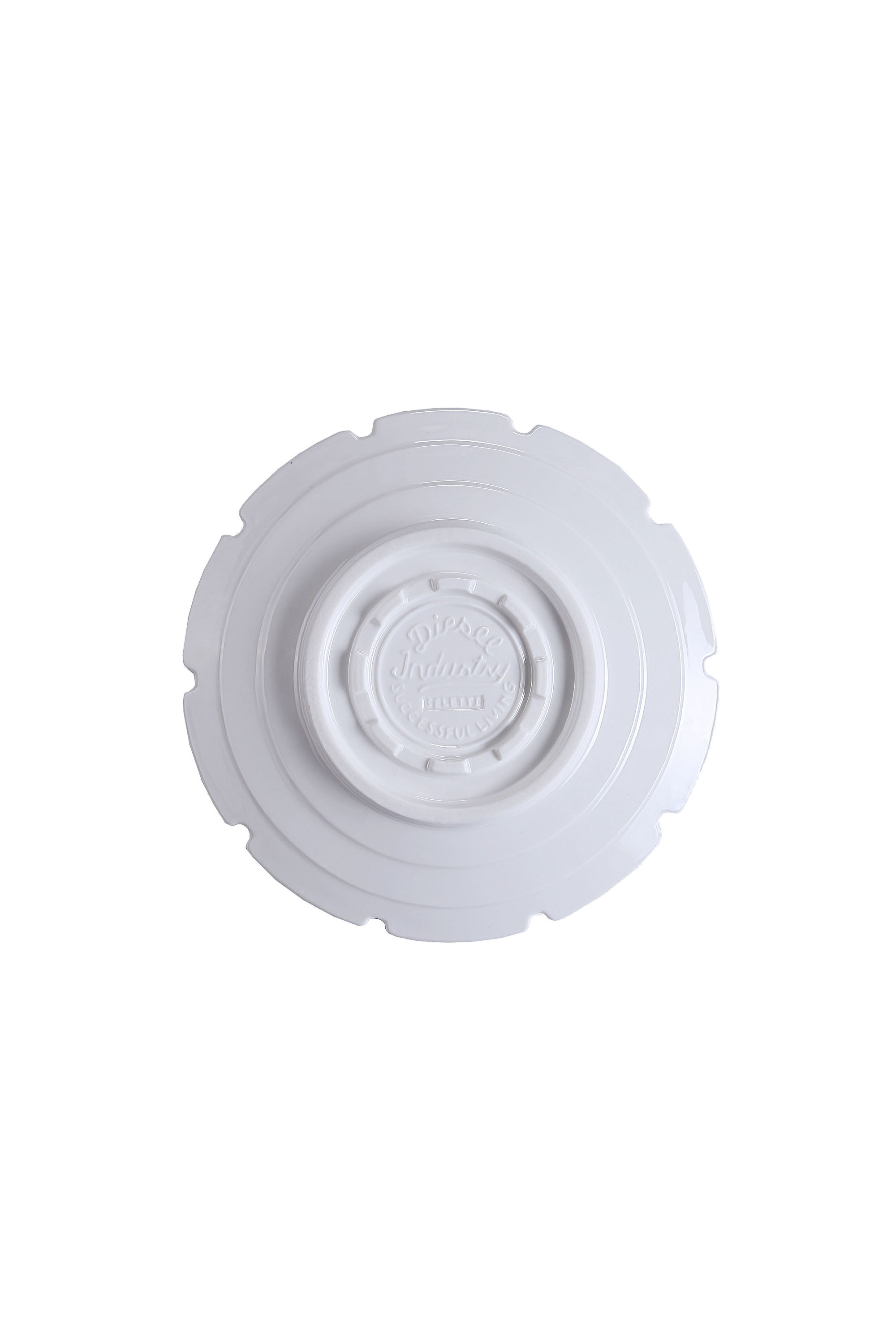 Diesel - 10985 MACHINE COLLEC, Unisex Dessertteller aus Porzellan in Weiß - 2