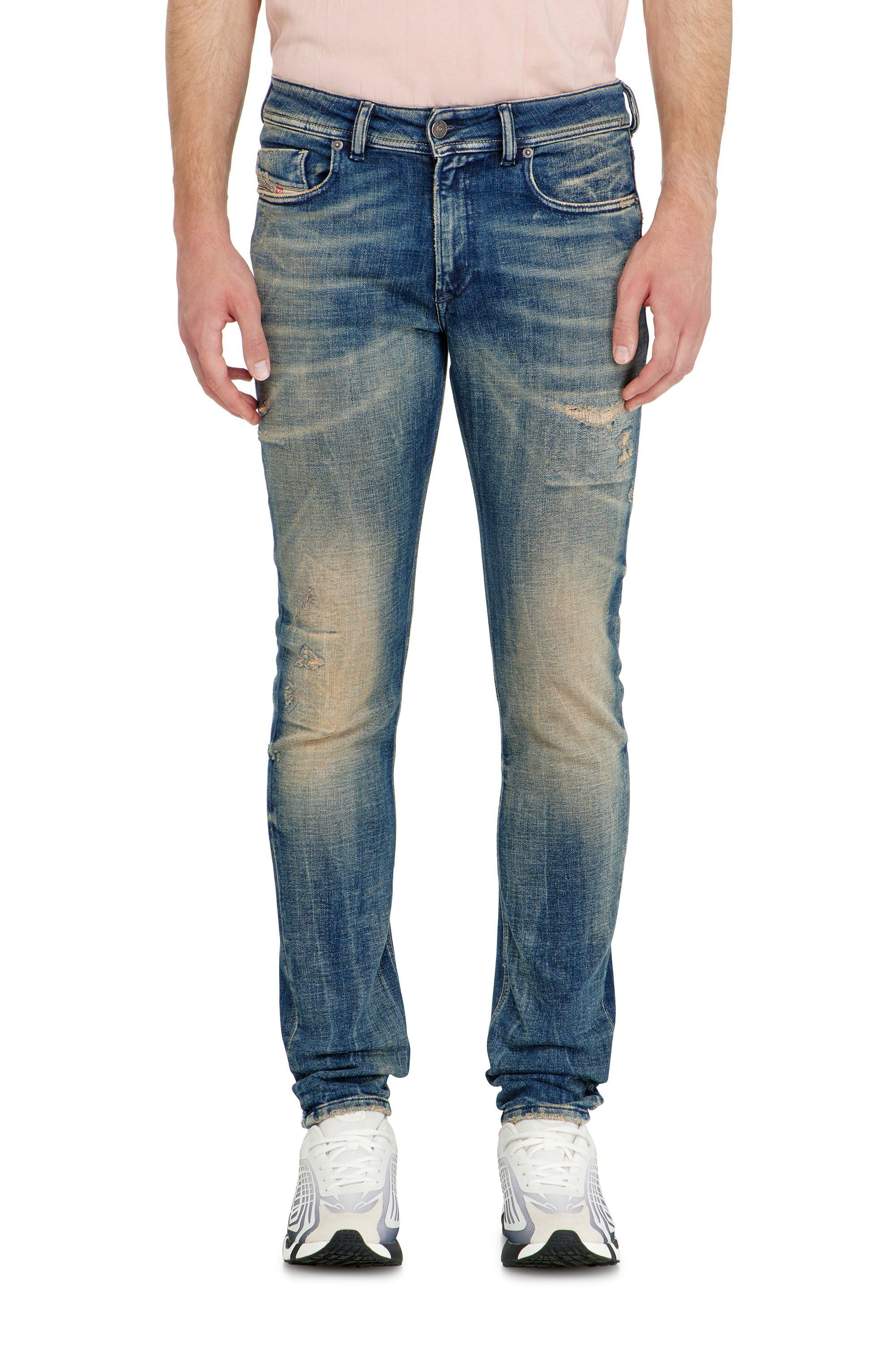 Diesel - Herren Skinny Jeans 1979 Sleenker 09P68, Dunkelblau - 4