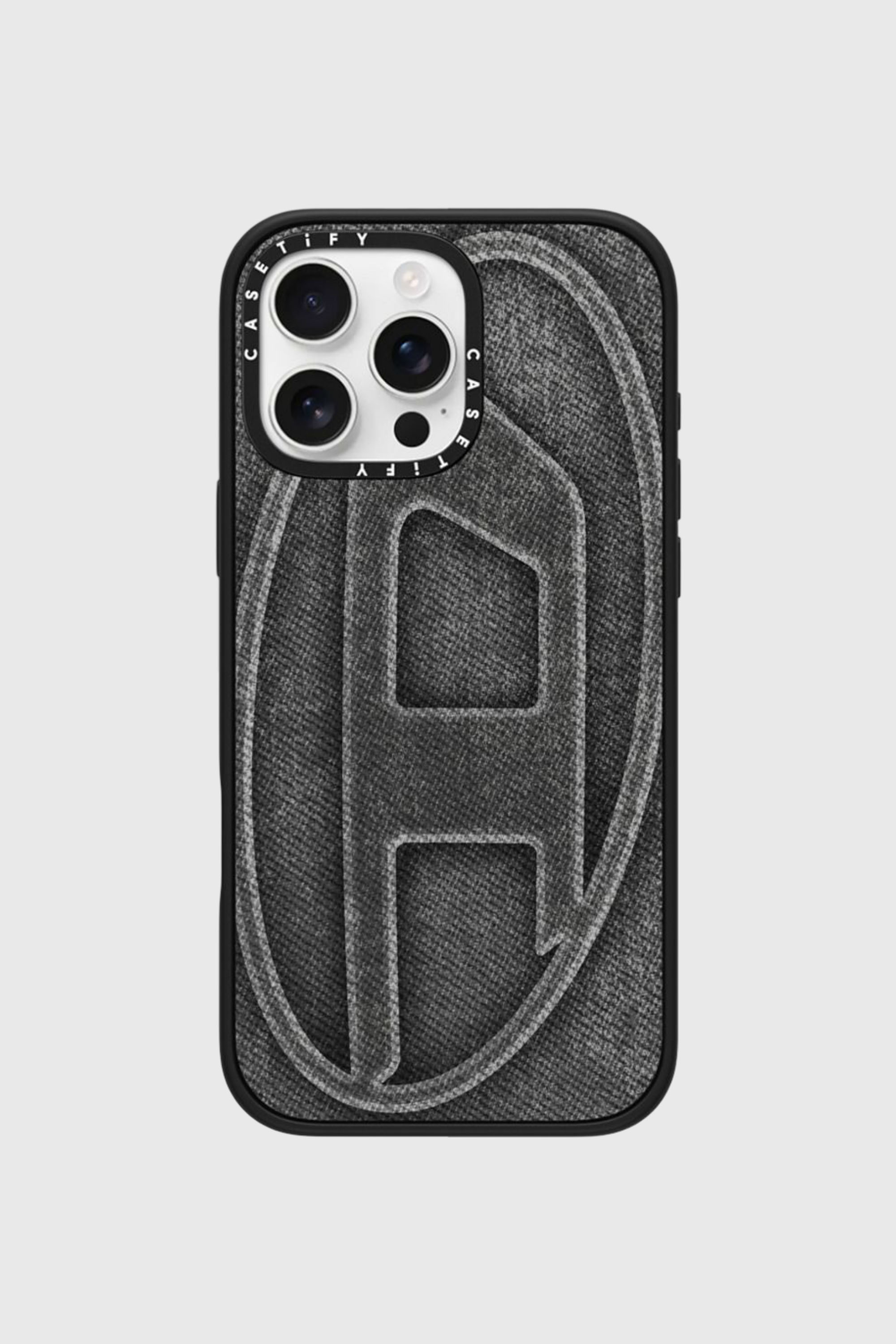Diesel - 60576 MOULDED CASE, Unisex H&uuml;lle Oval D impact f&uuml;r iPhone 16 Pro Max in Schwarz - 1