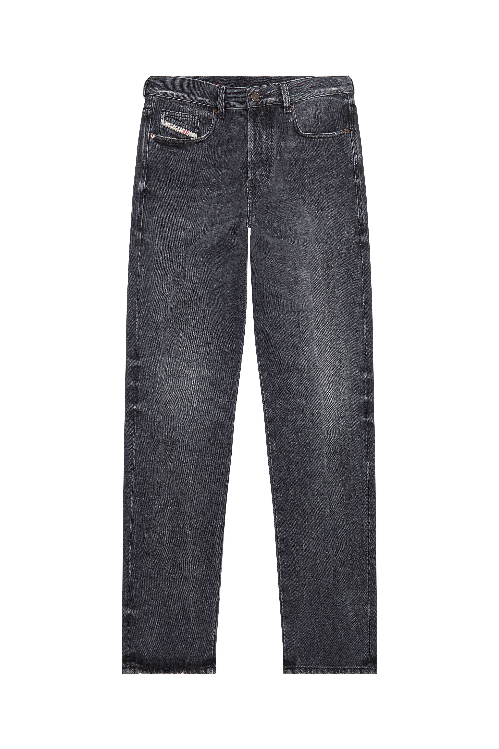Diesel - 2010 D-Macs 007J5 Straight Jeans, Schwarz/Dunkelgrau - Image 6
