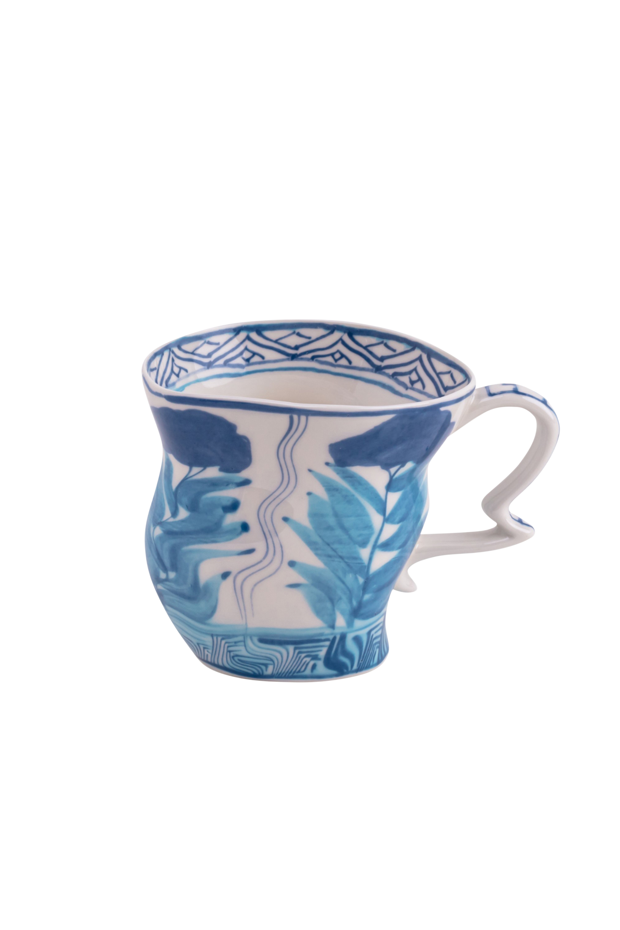 Diesel - 11257 PORCELAIN MUG "CLASSIC ON ACID" -, Unisex Porzellantasse in Weiss/Blau - 1