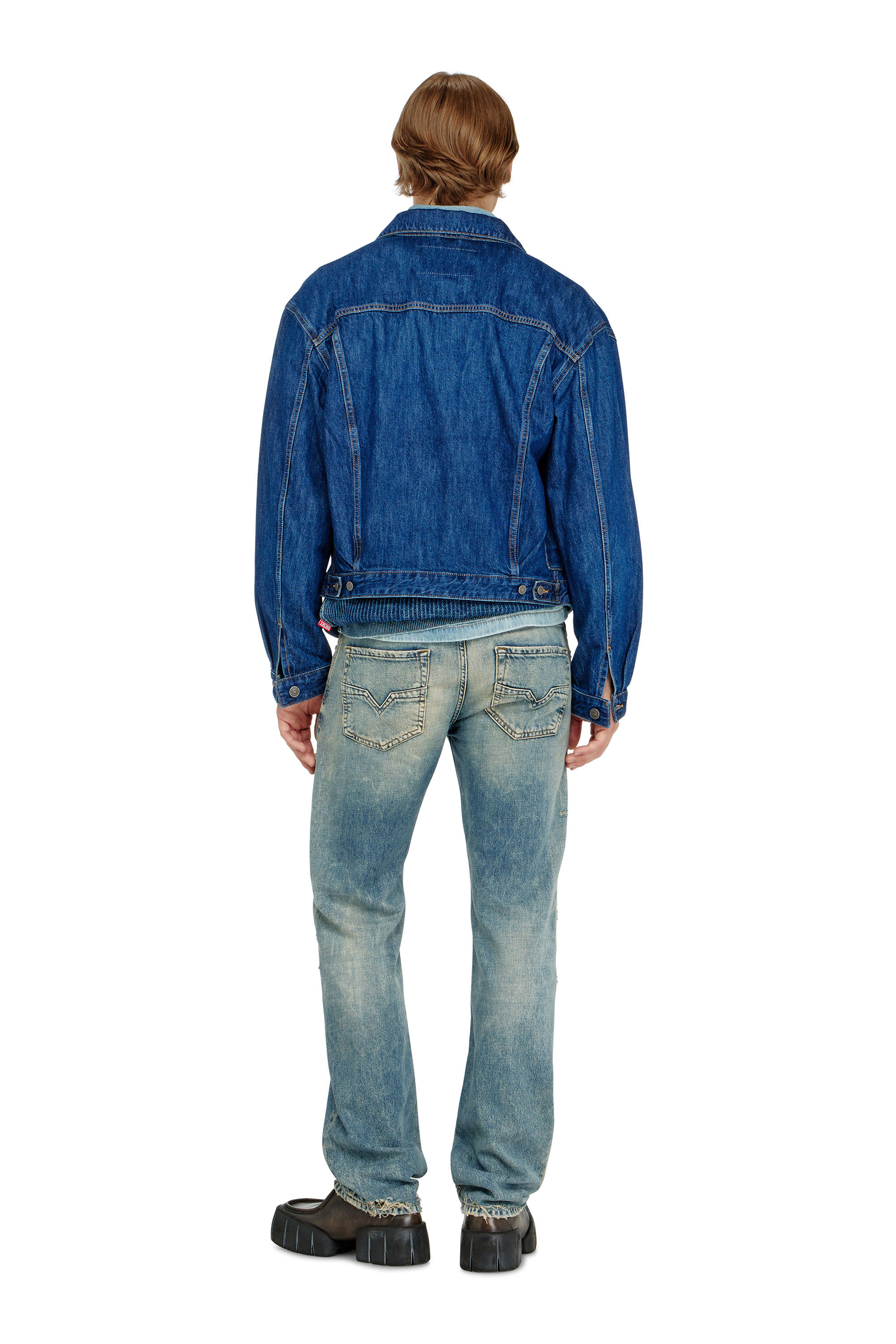 Diesel - Man's Regular Jeans 1985 Larkee 09P62, Medium blue - 3