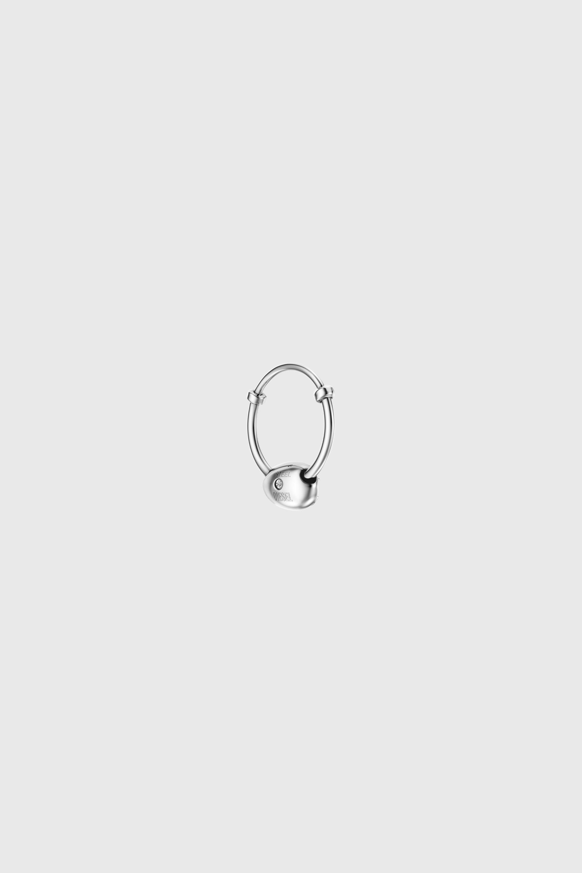Diesel - DX1703040 JEWELLERY, Unisex Creole-Edelstahl-Creole in Silber - 2