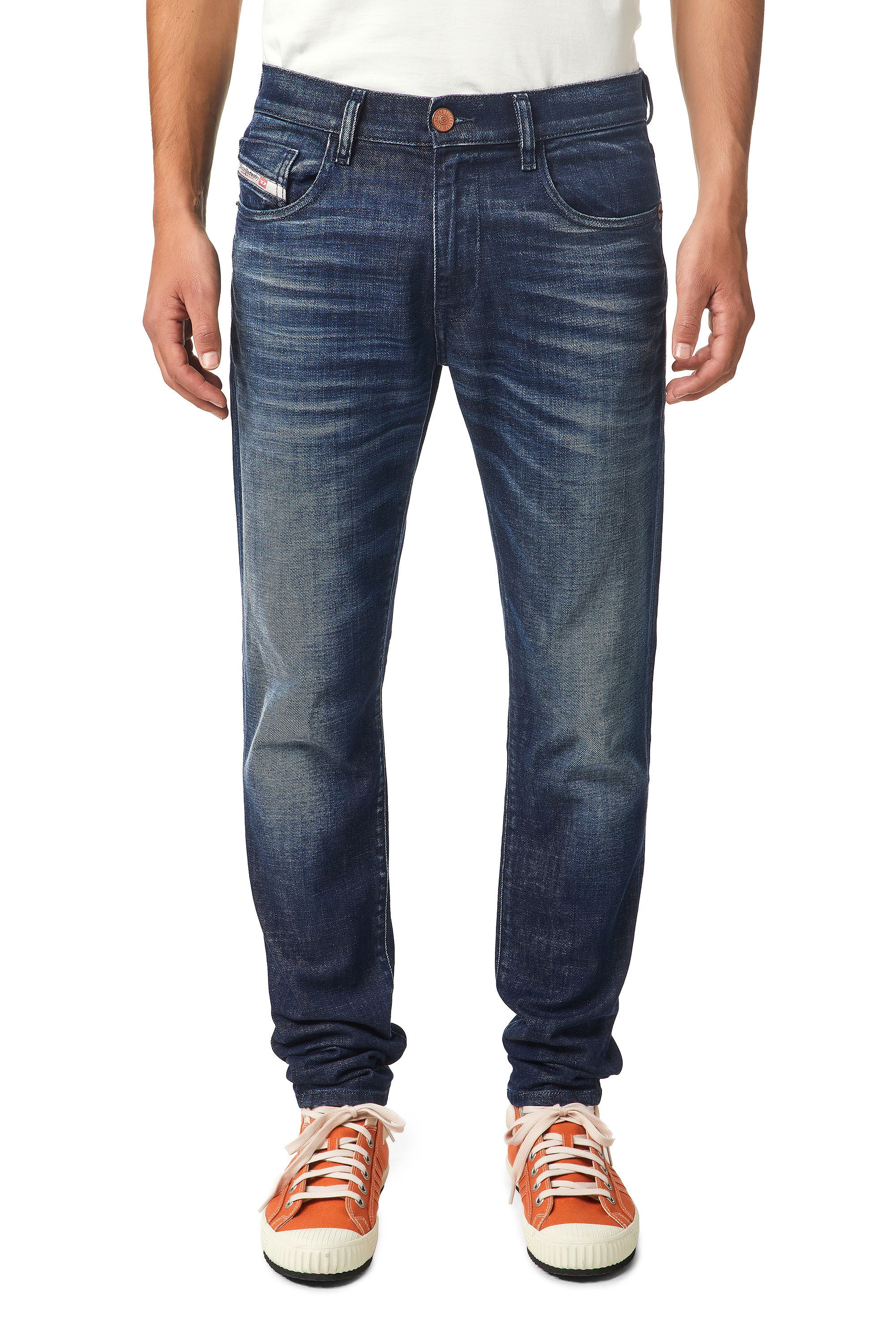 D-Strukt 09B03, Dunkelblau - Jeans
