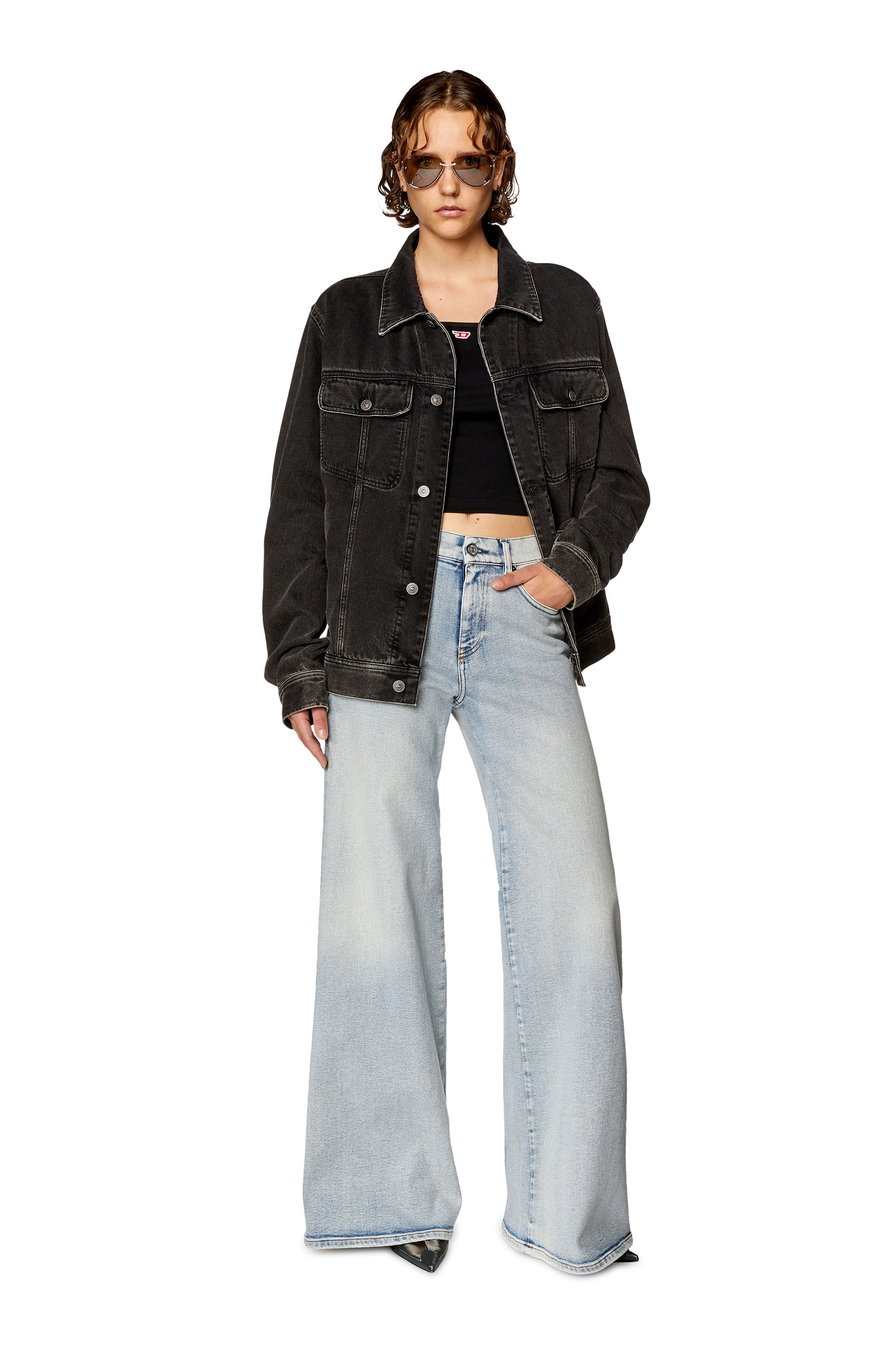 Diesel - Bootcut and Flare Jeans 1978 D-Akemi 9C08L, Hellblau - Image 4